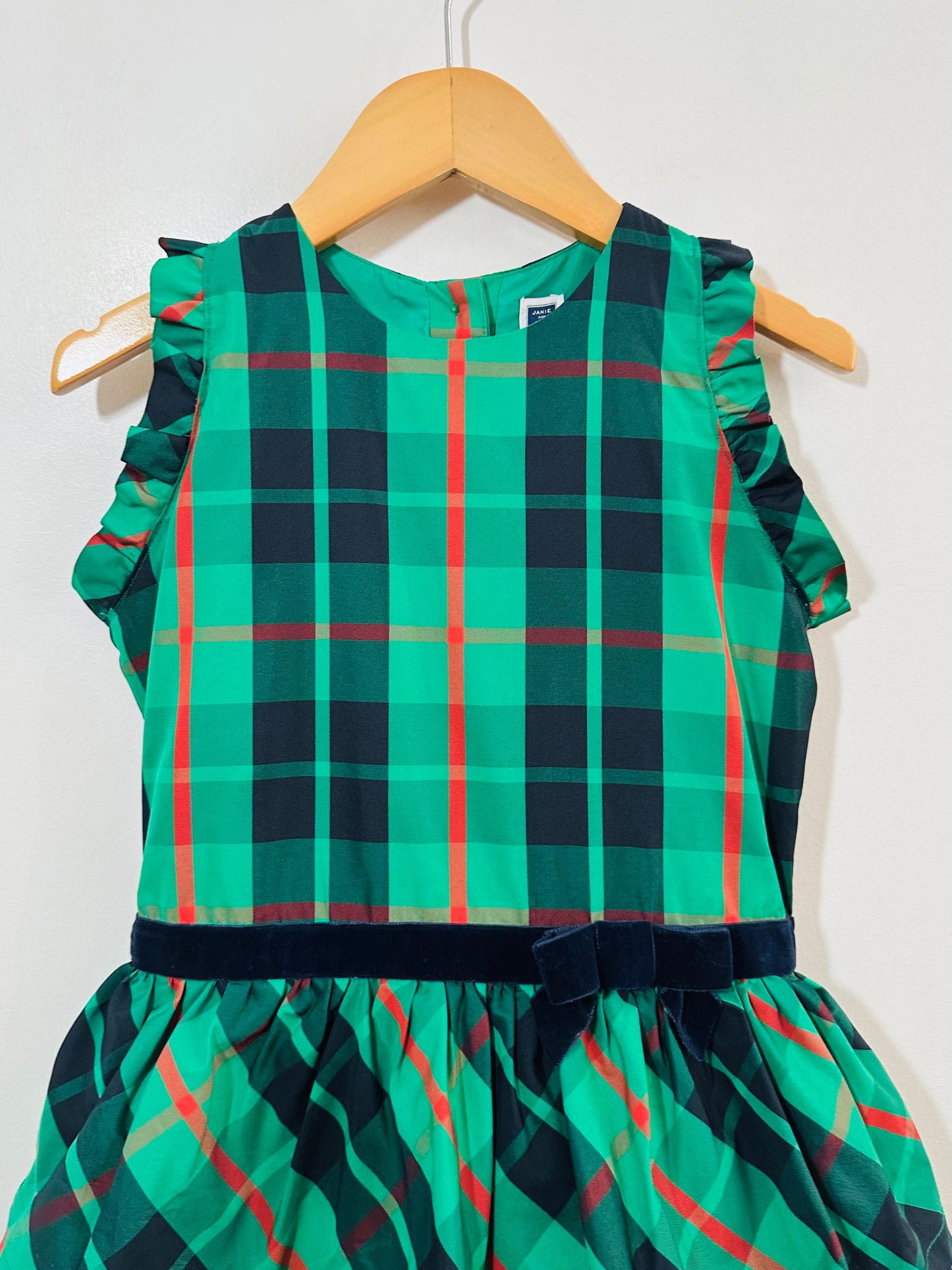 Janie & Jack Plaid Holiday Dress / 10Y