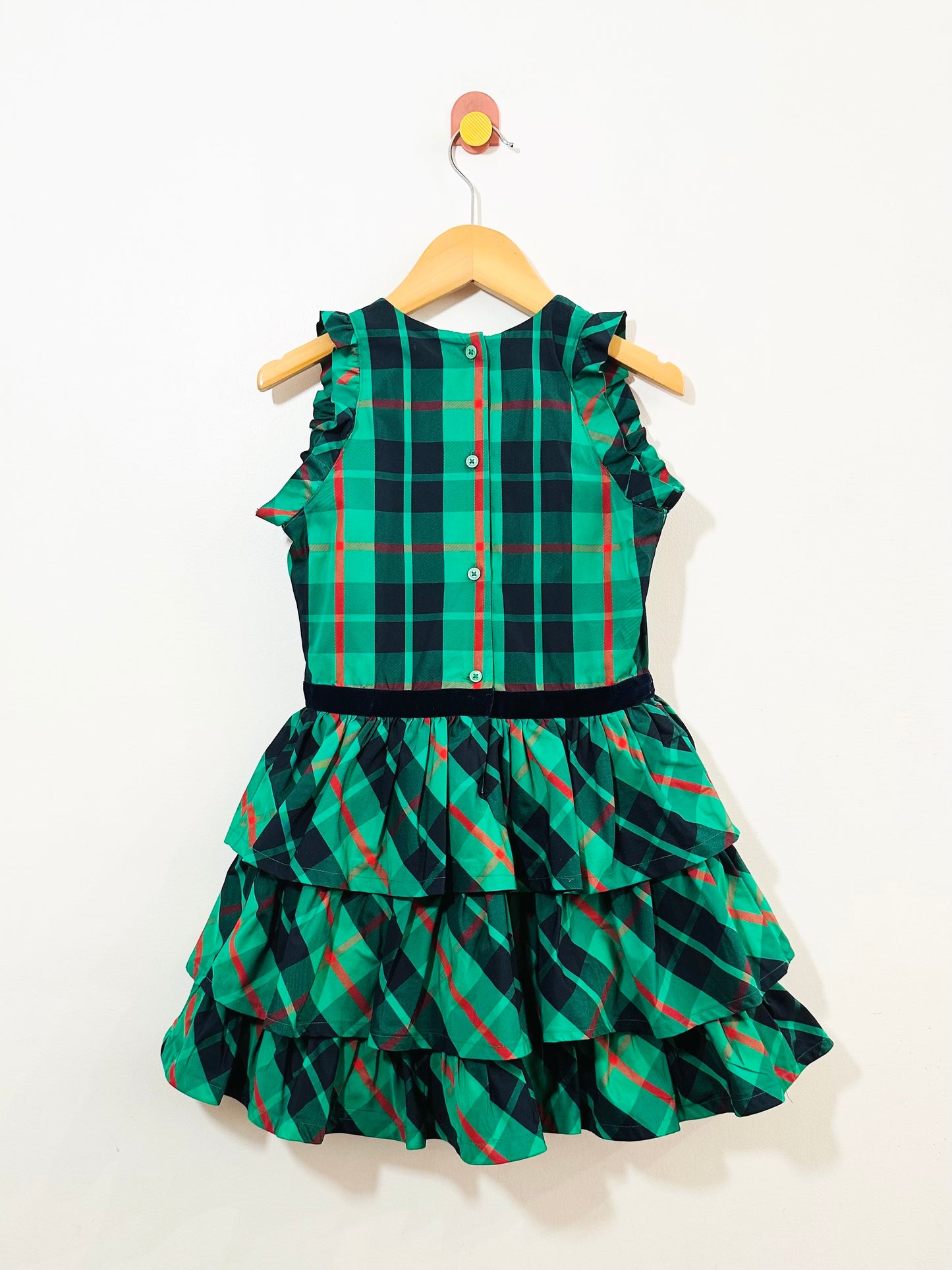 Janie & Jack Plaid Holiday Dress / 10Y