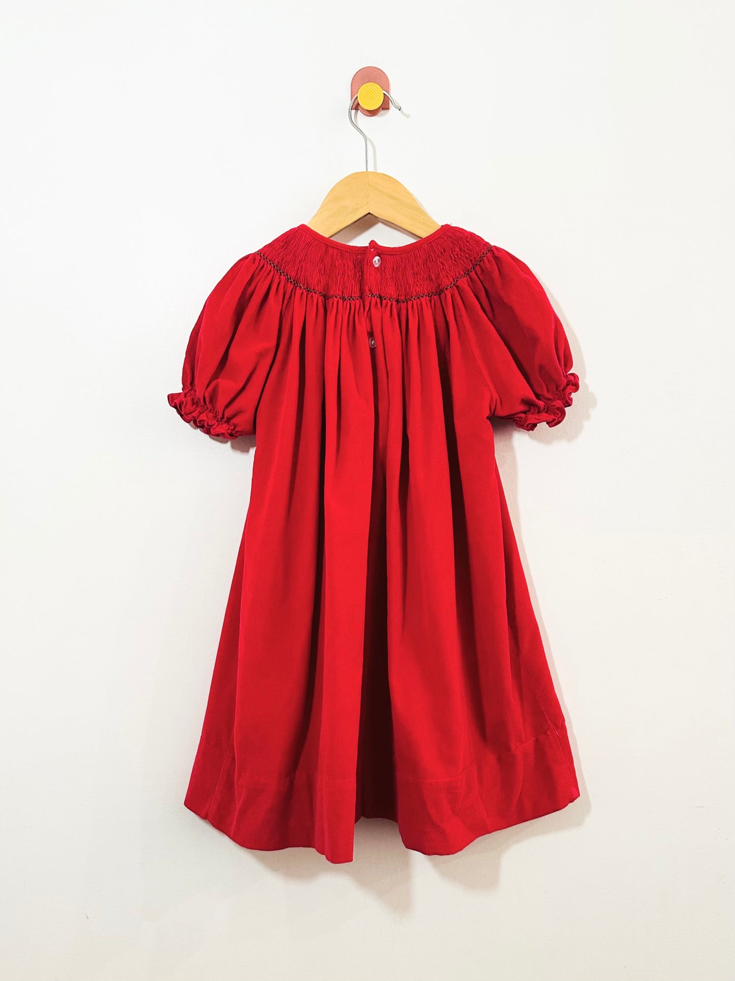 Christmas Tree Smocked Dress / 3T