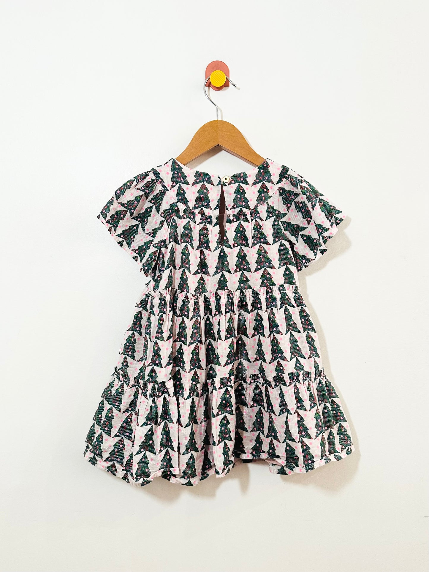 Crewcuts Christmas Tree Dress / 3Y