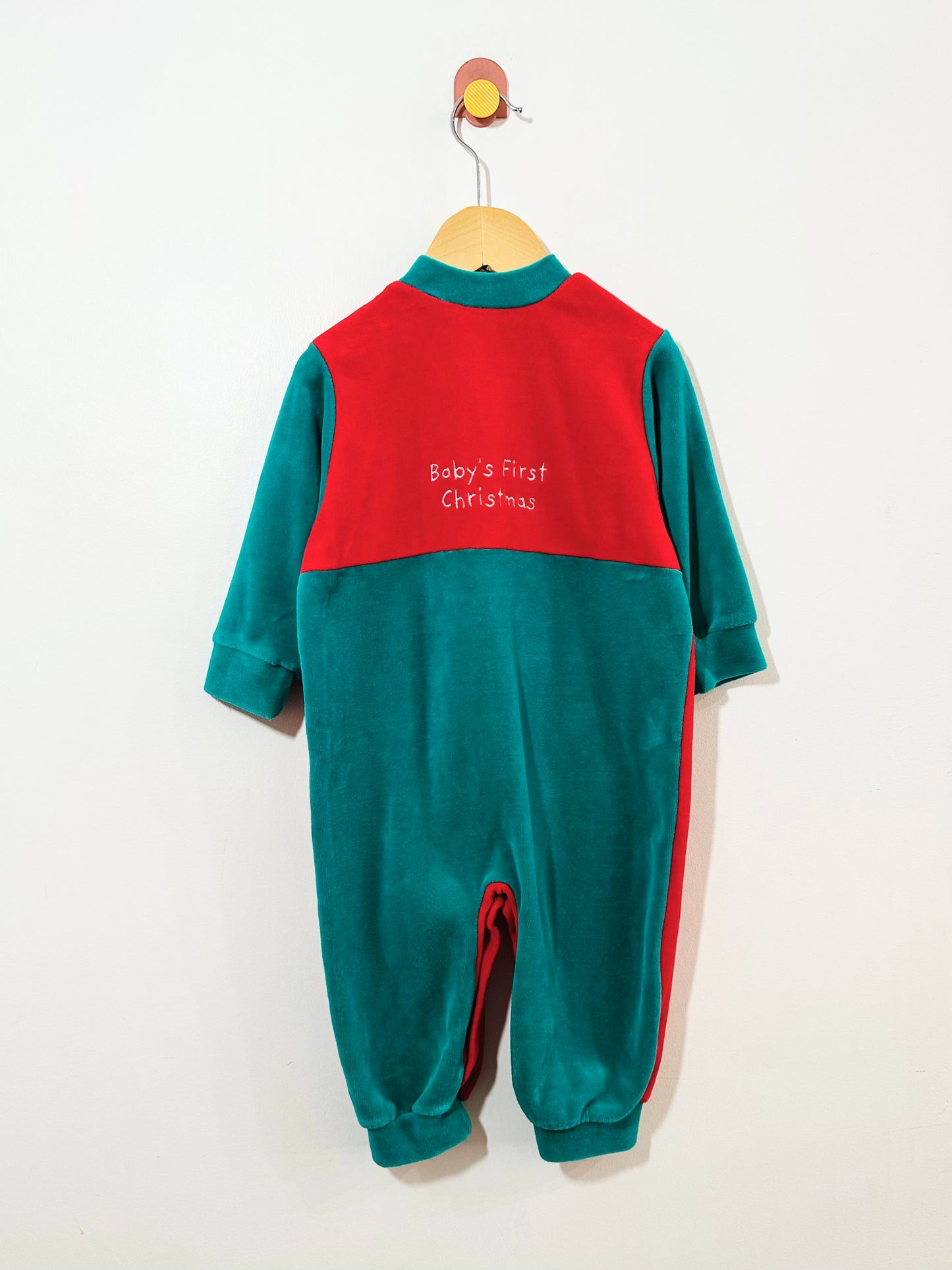 Vintage The Disney Store Holiday Mickey Onesie / 18M