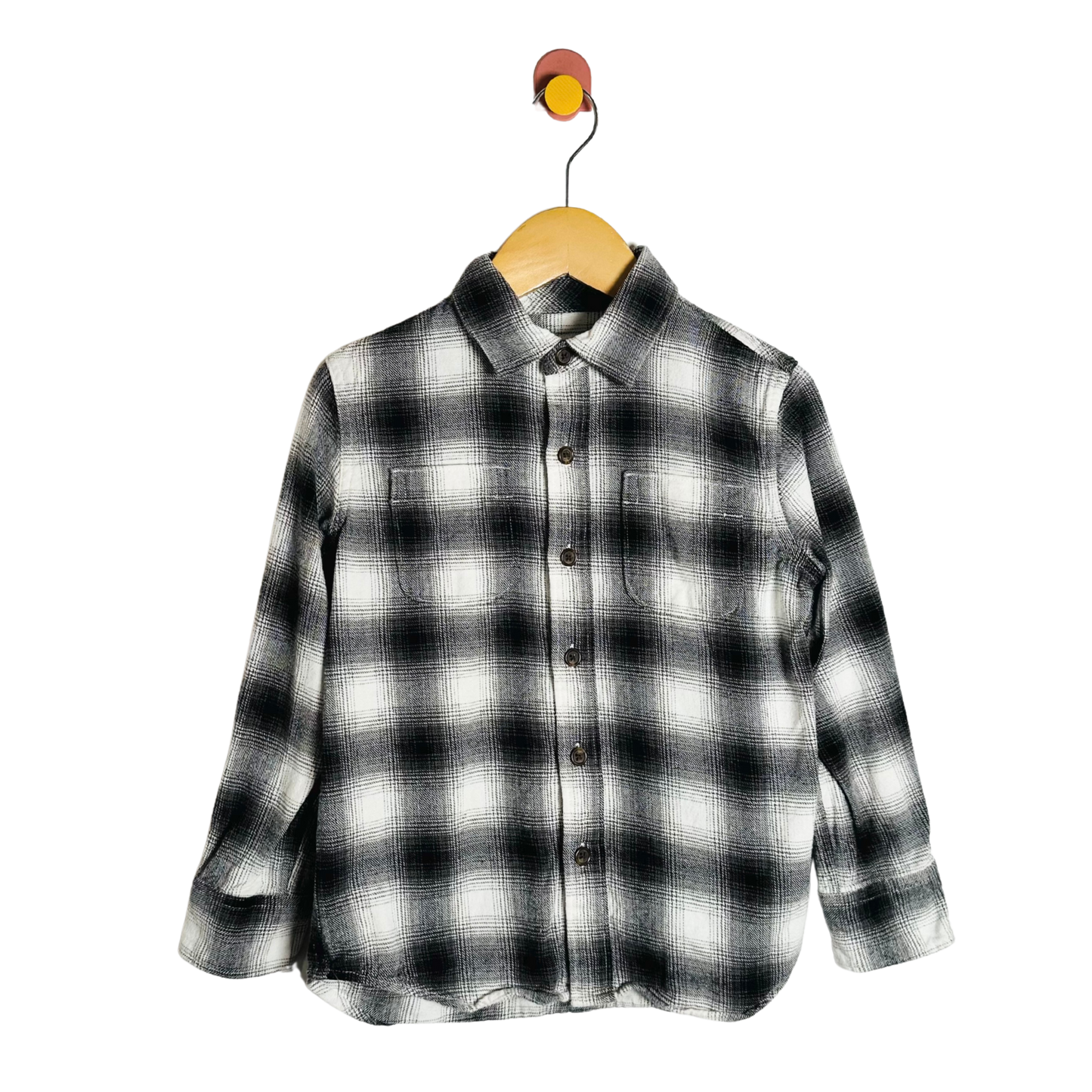 Gap kids Plaid Flannel Button-up / 6-7Y