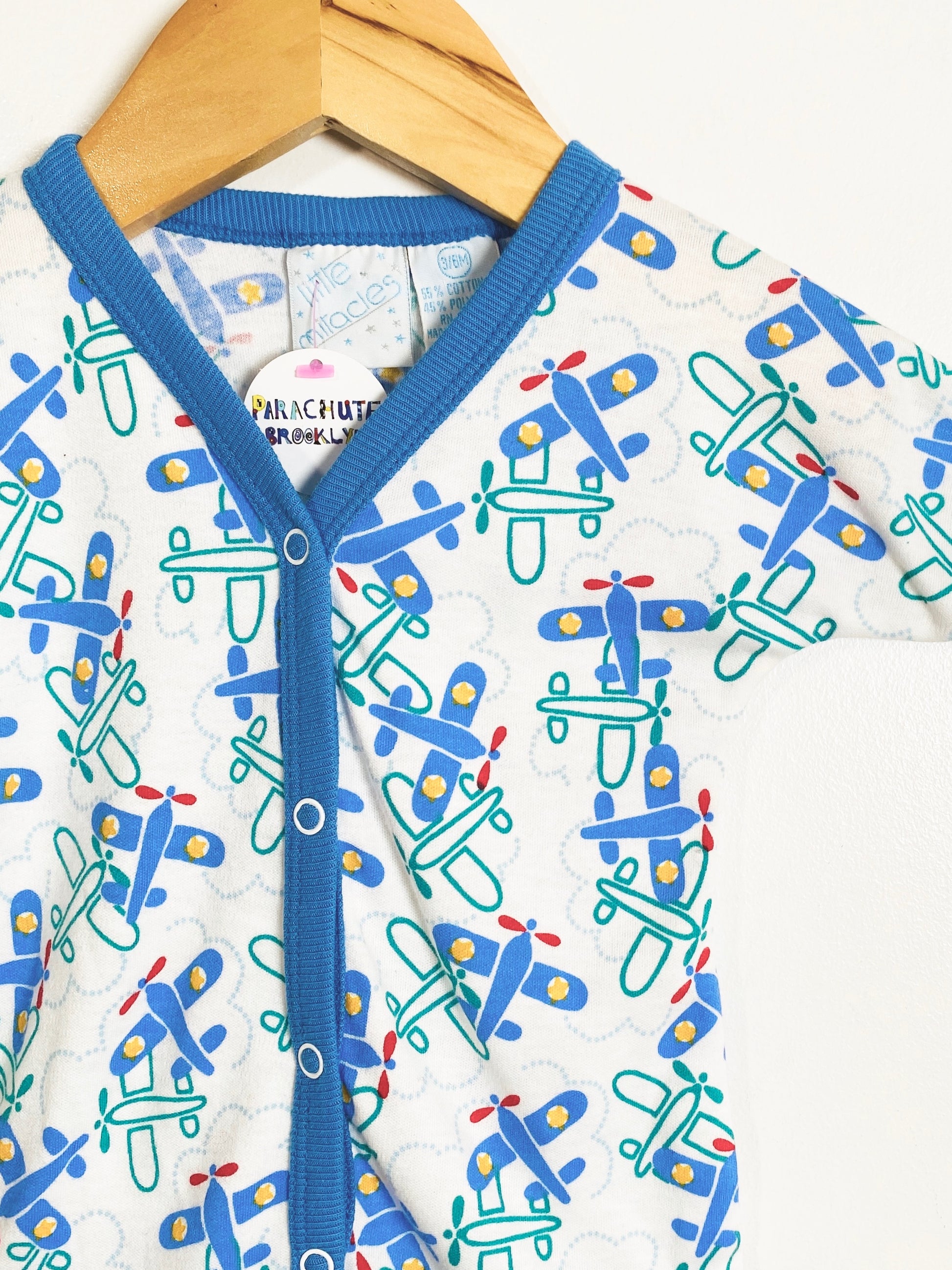 Vintage Airplane Bodysuit / 3-6M