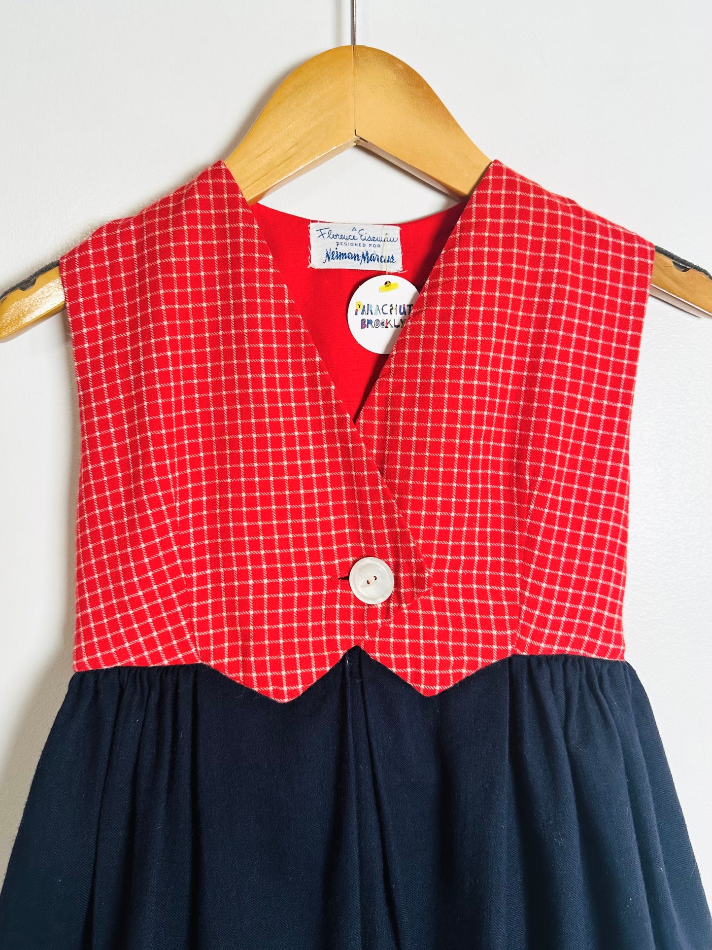 Vintage Florence Eiseman for Neiman Marcos Combo Pinafore / 4Y