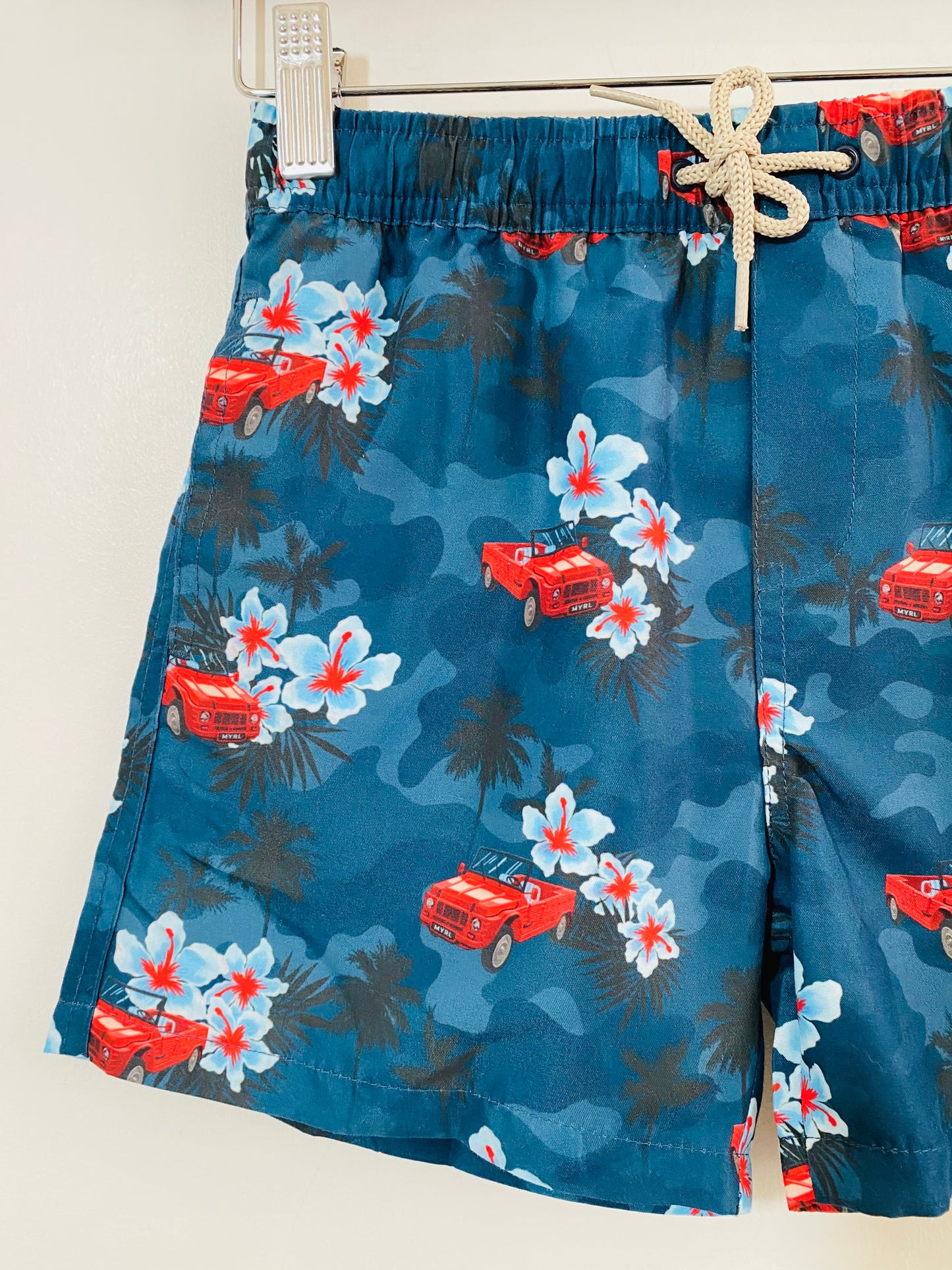 tropical swim shorts / 7Y