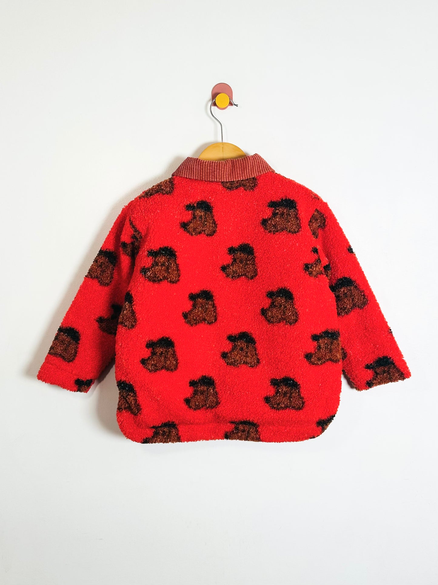 Tiny Cottons Dogs Sherpa Jacket / 6Y