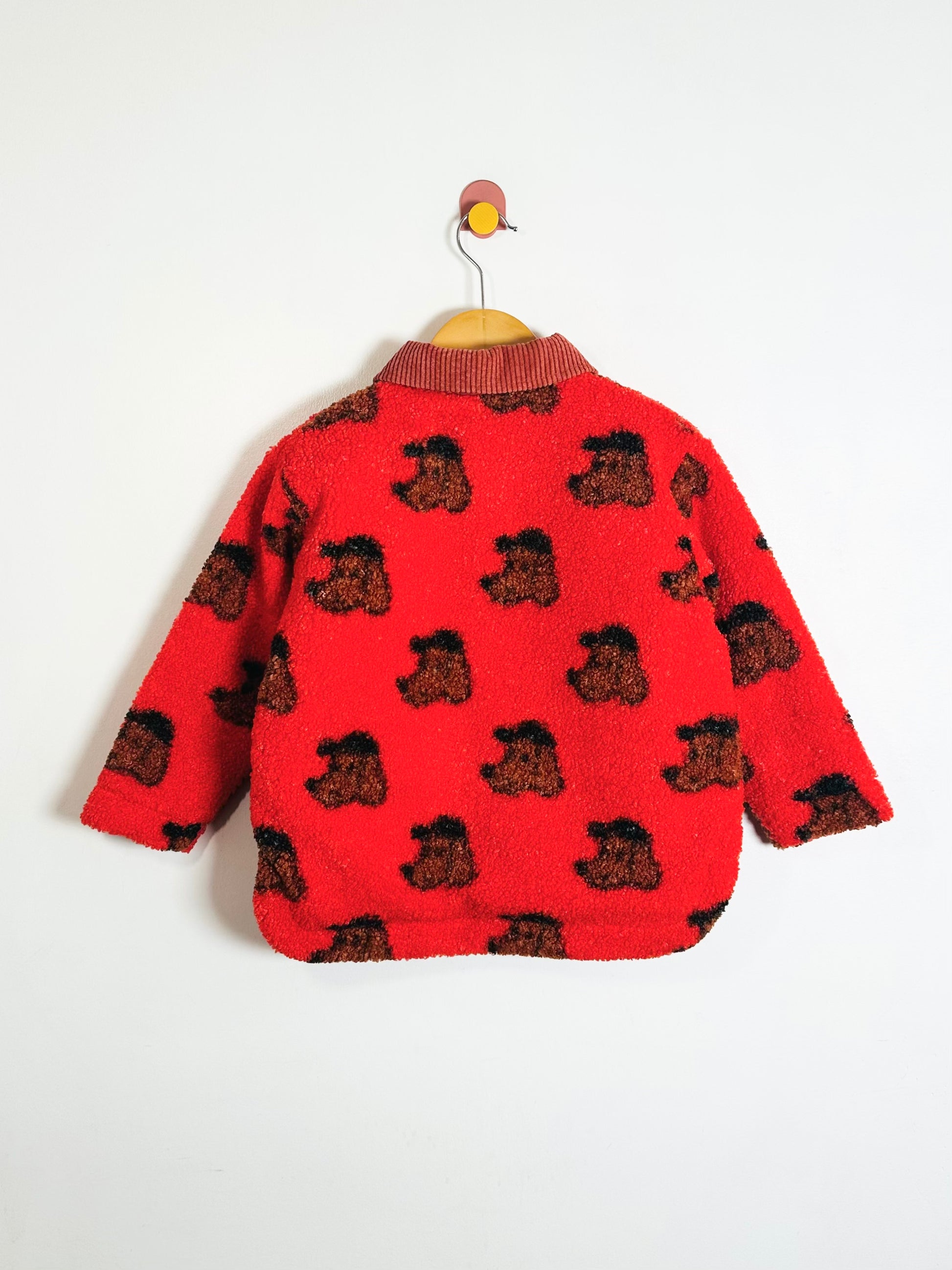 Tiny Cottons Dogs Sherpa Jacket / 6Y