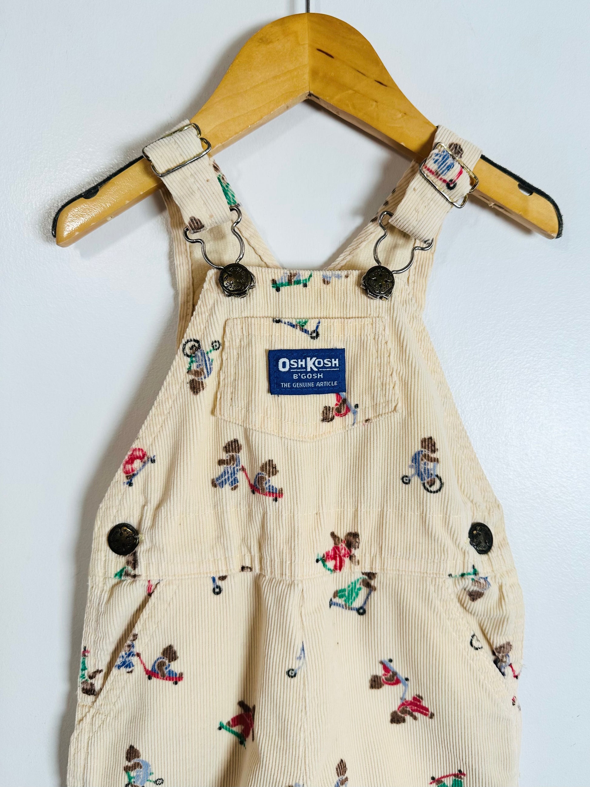 Vintage OshKosh Bear Overalls / 9M