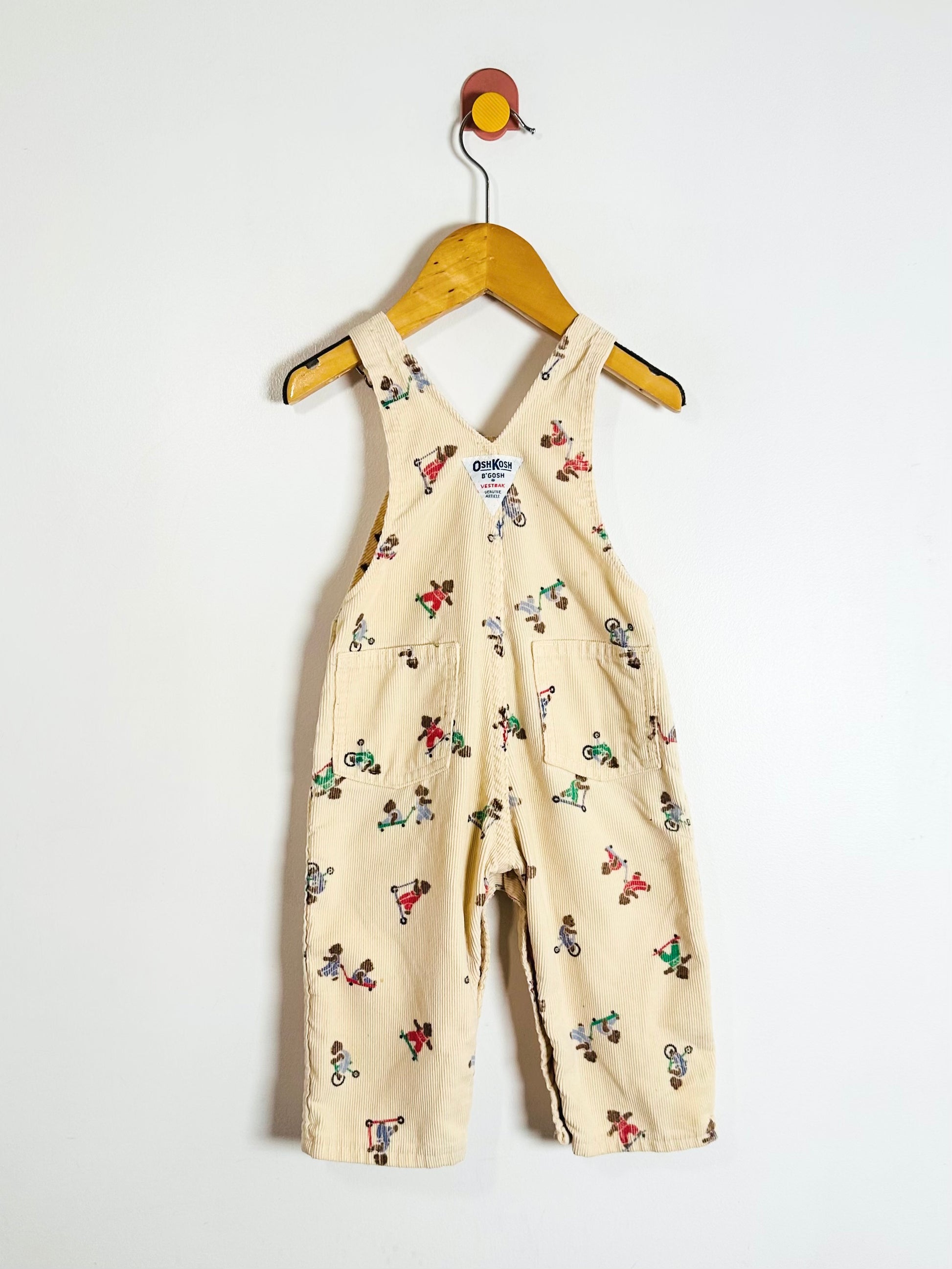 Vintage OshKosh Bear Overalls / 9M