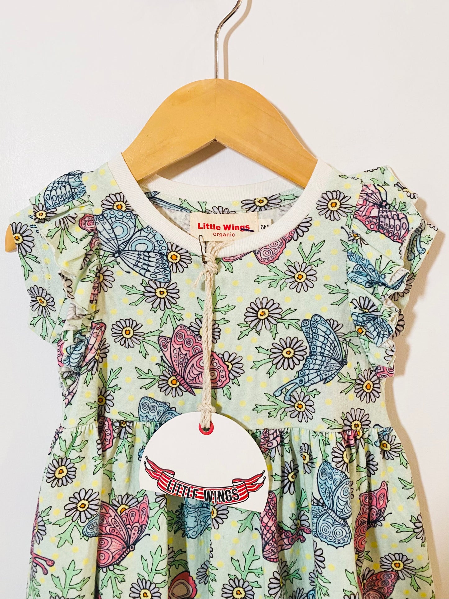 butterfly daisy dress / 6M