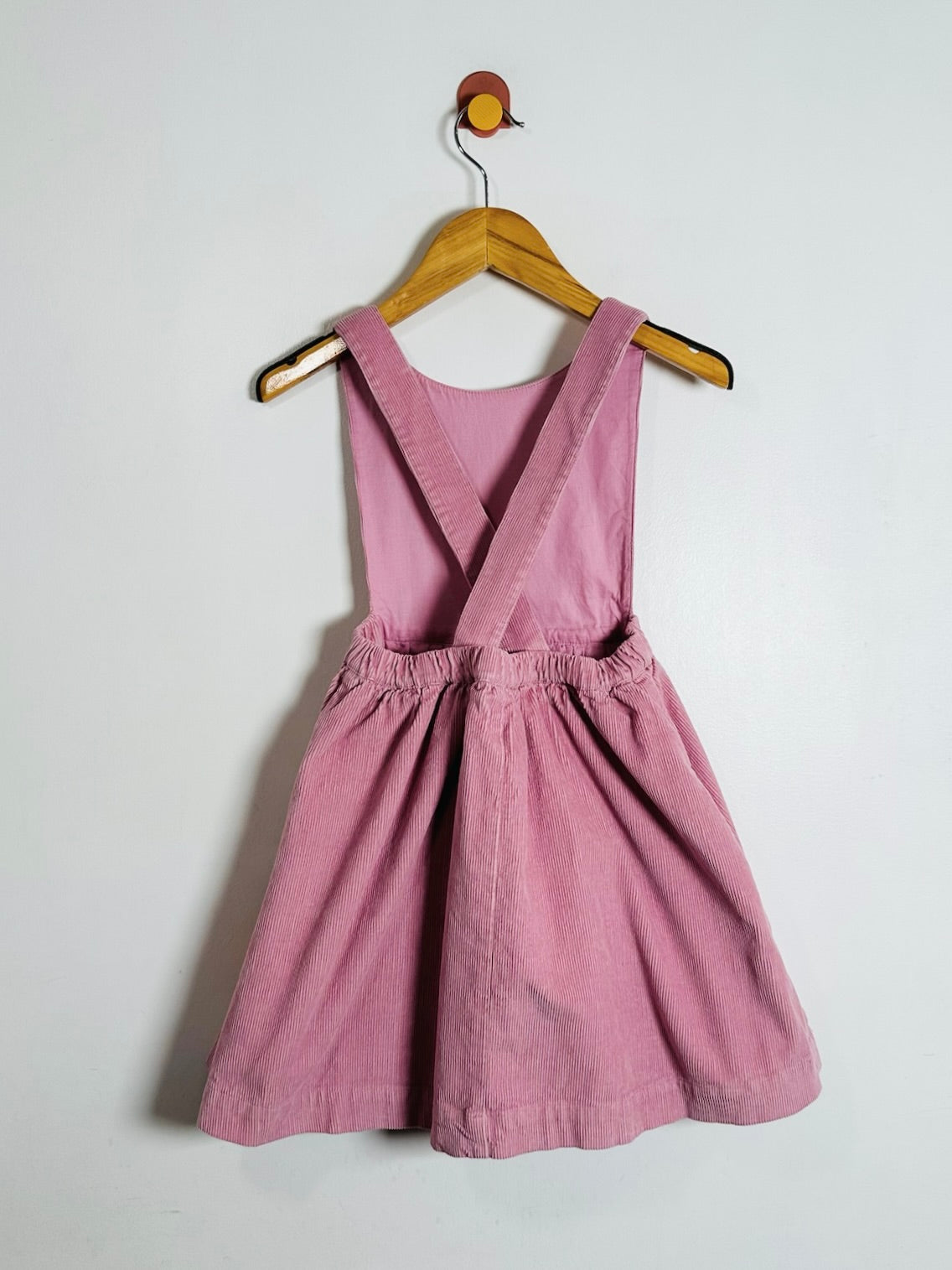 Mini Boden Pumpkin Pinafore / 5-6Y