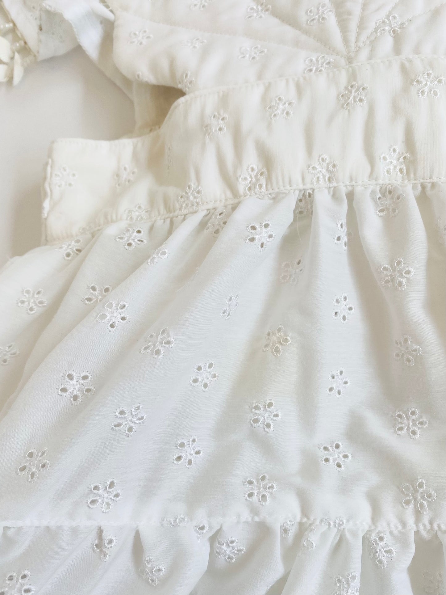 Eyelet Shell Dress / 6-7Y