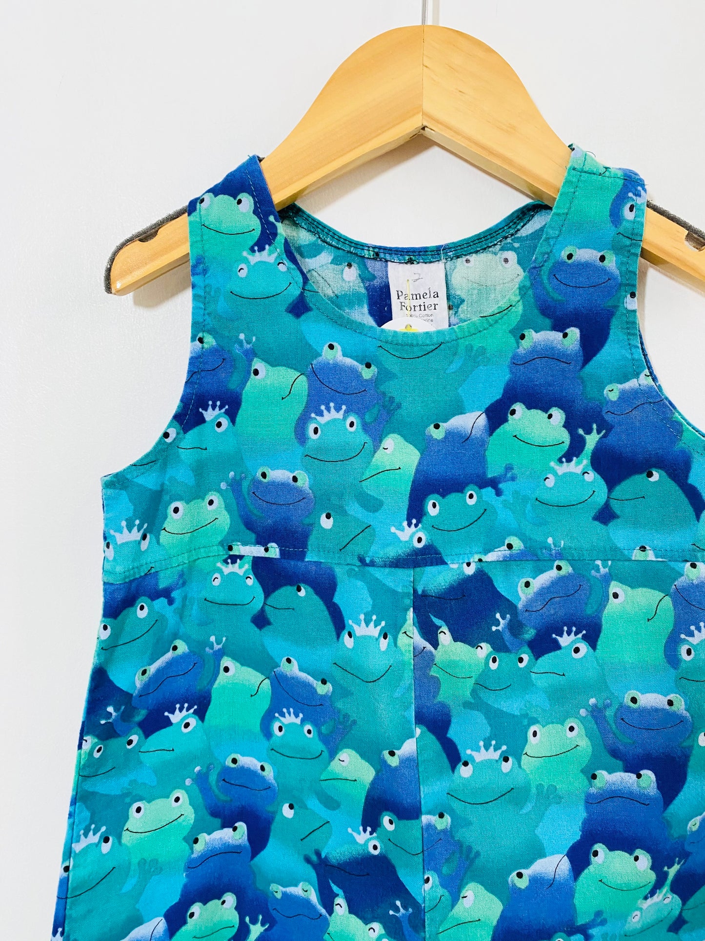 happy frog romper / 18M