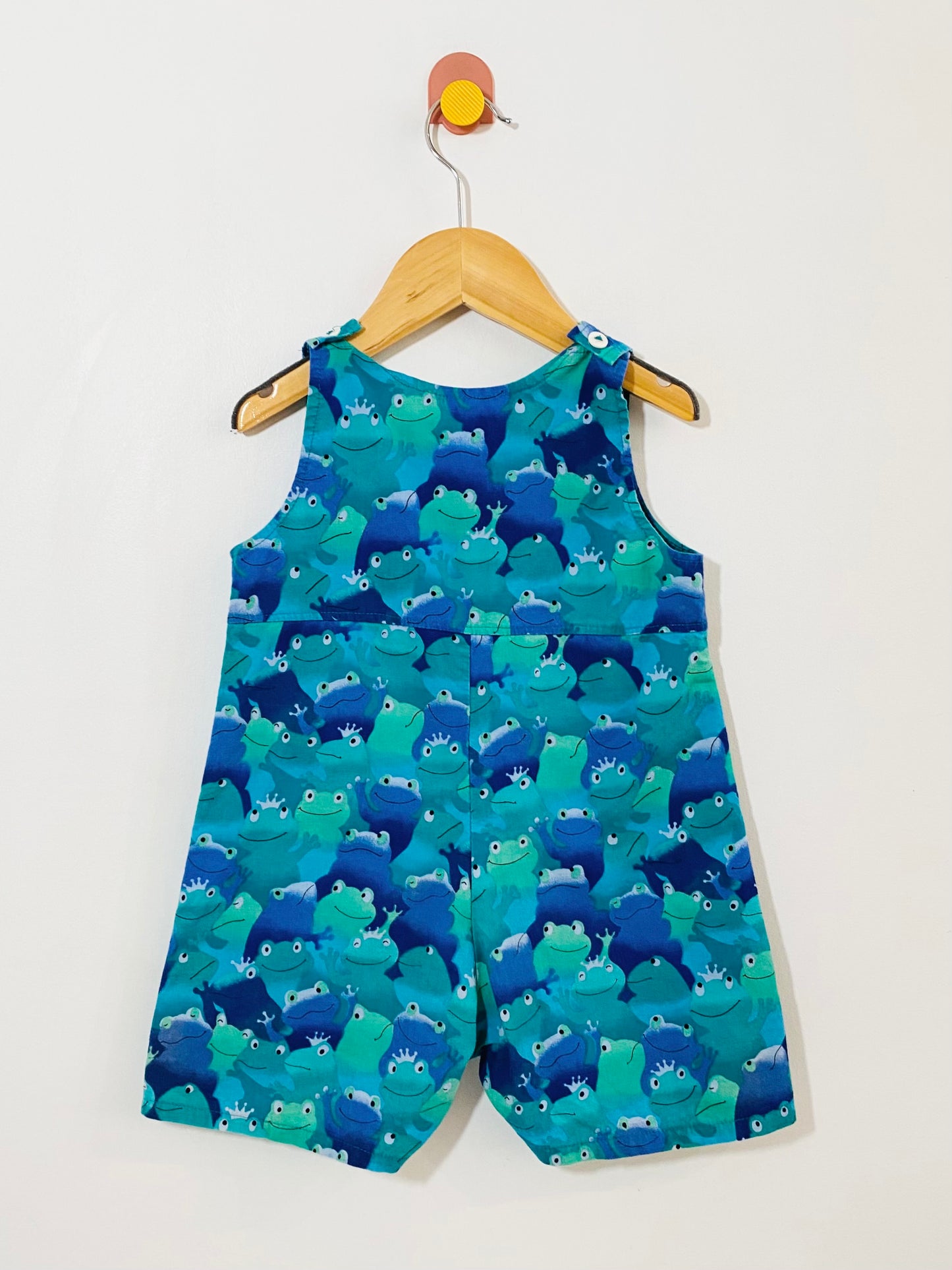 happy frog romper / 18M