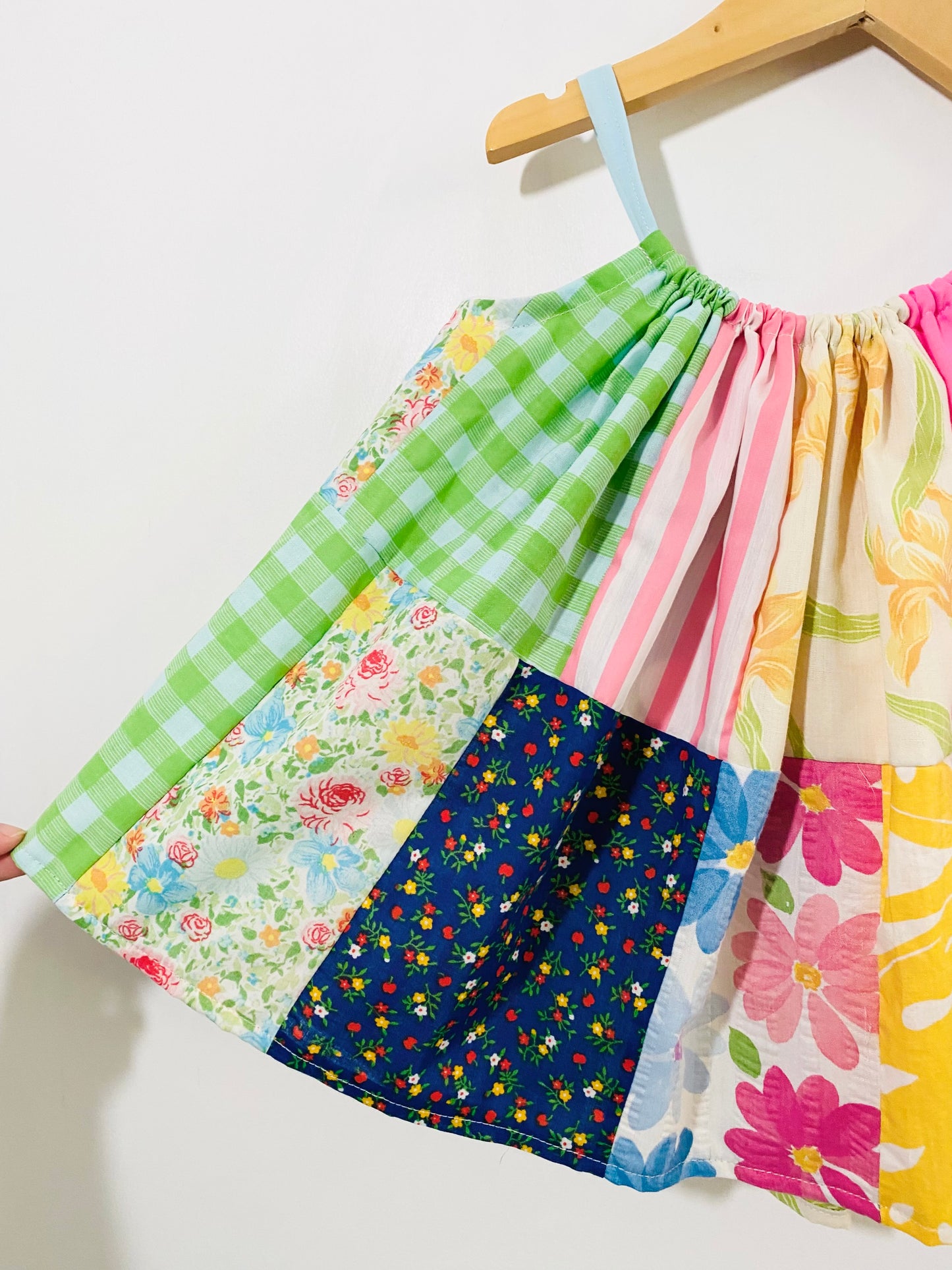 patchwork swing dress / 2Y