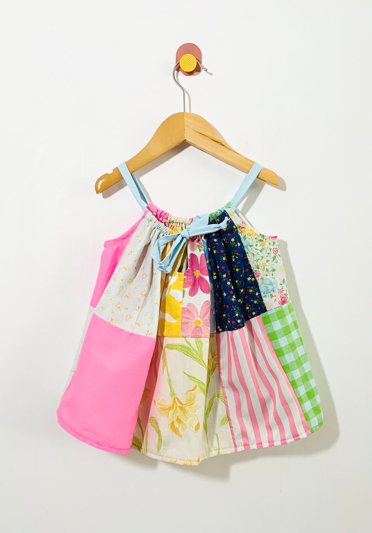 patchwork swing dress / 2Y