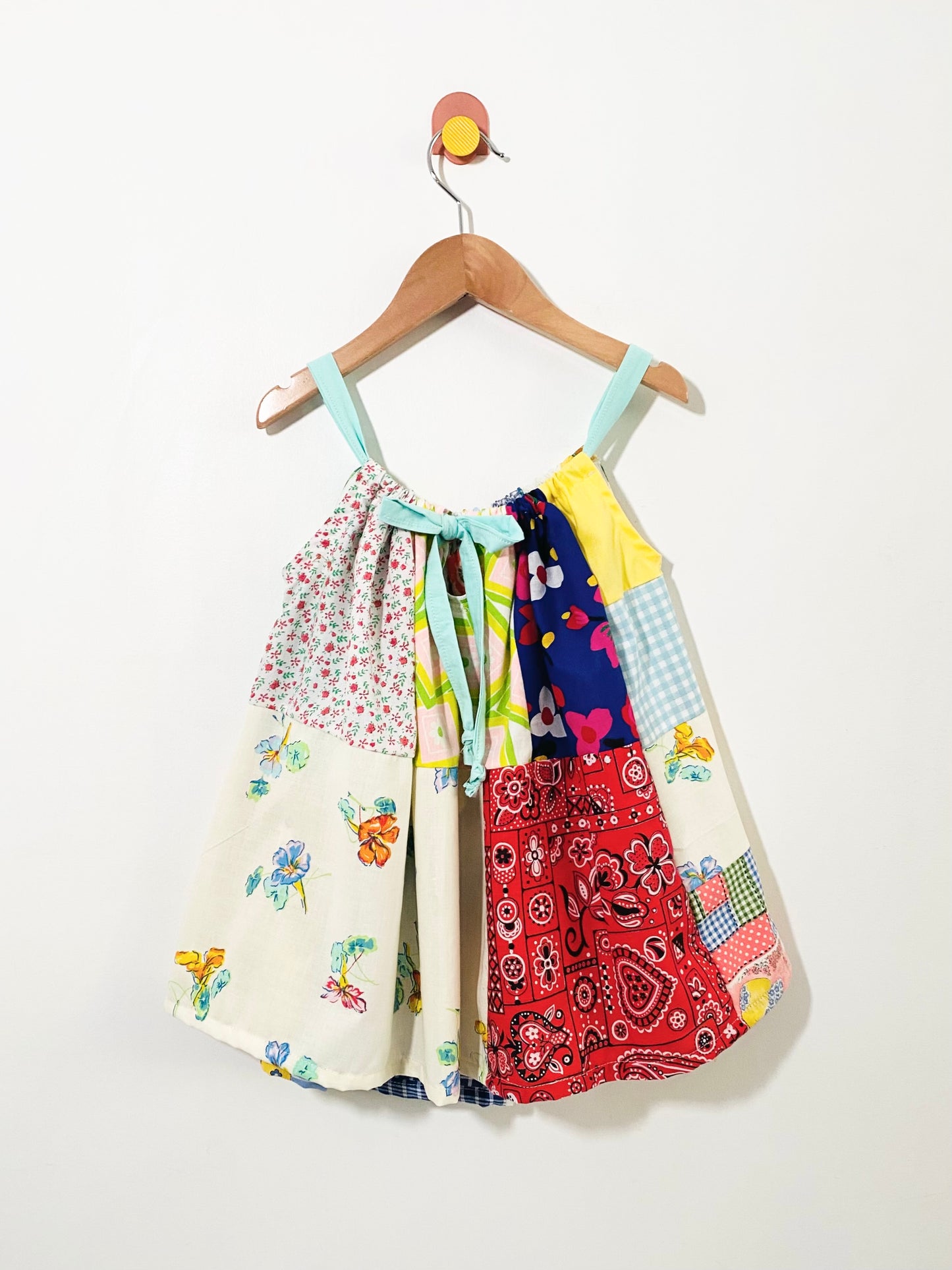 patchwork swing dress / 3Y