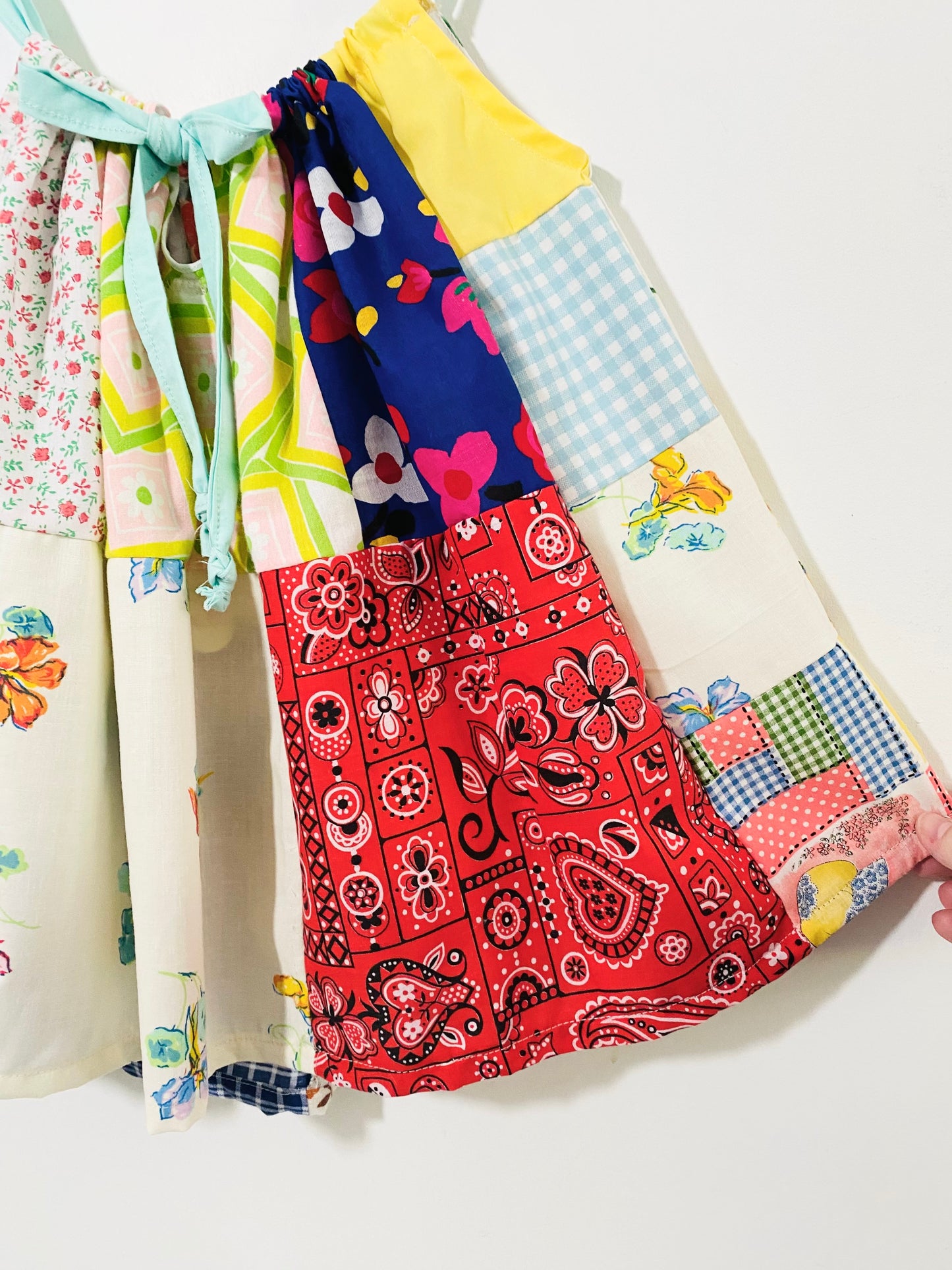 patchwork swing dress / 3Y