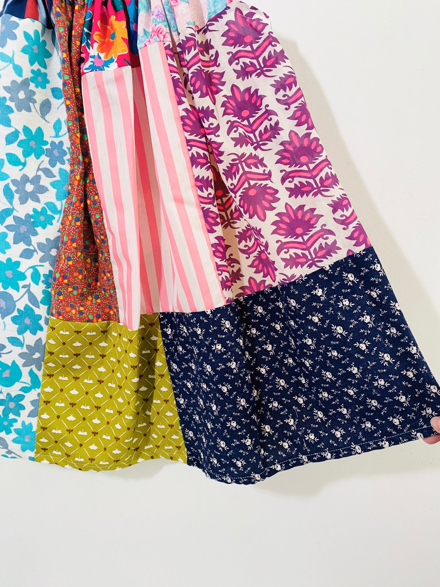patchwork swing dress / 5Y