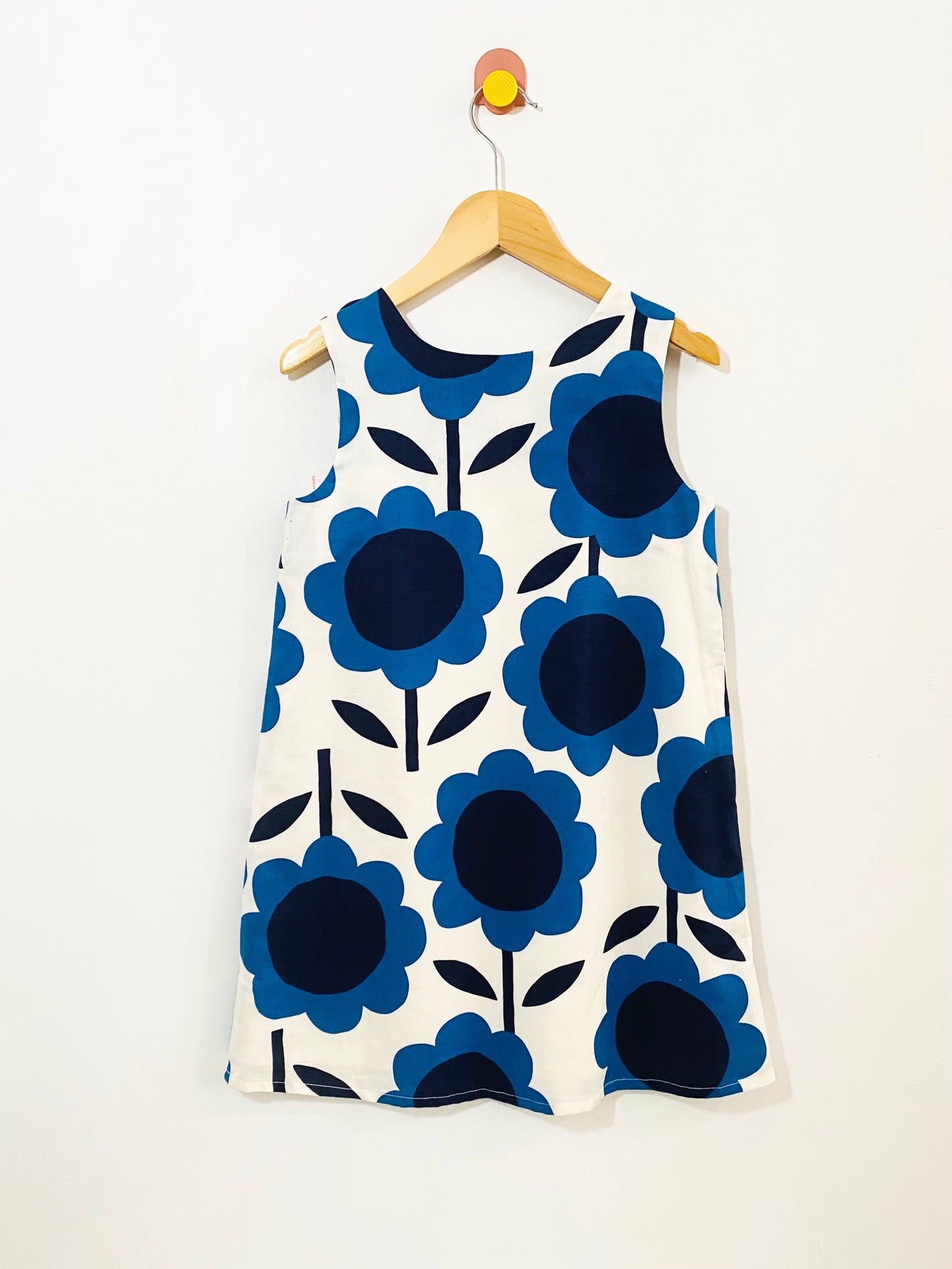 retro flower dress / 6T