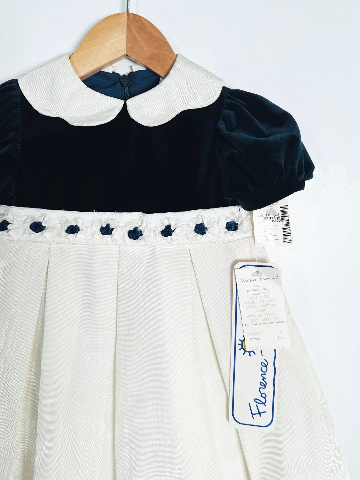Vintage Taffeta Dress / 6M