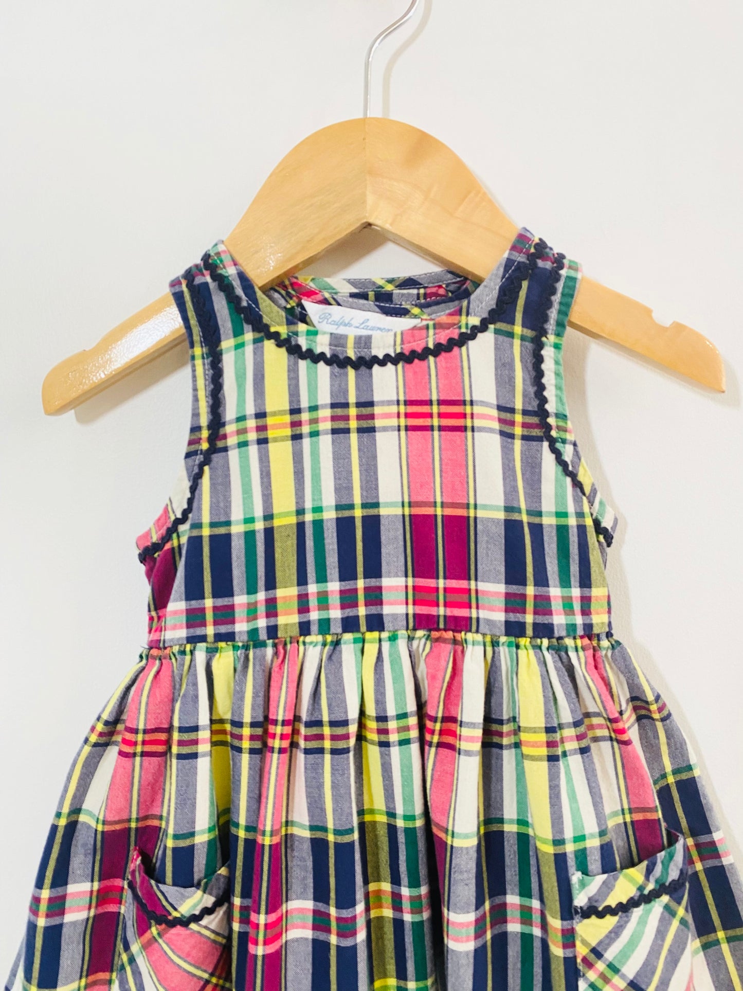 Ralph Lauren plaid dress / 9M