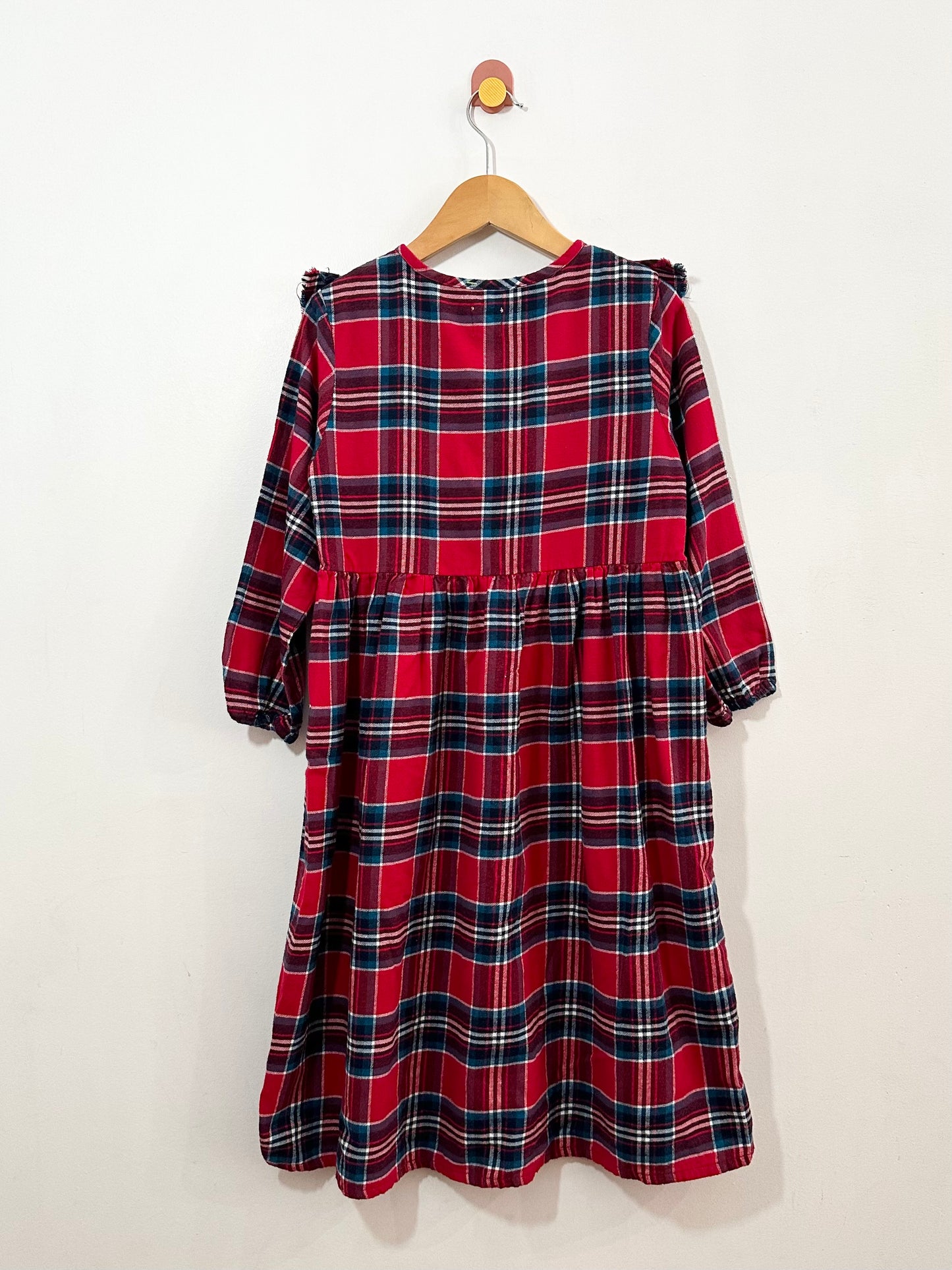 Nico Nico Plaid Flannel Dress / 8Y