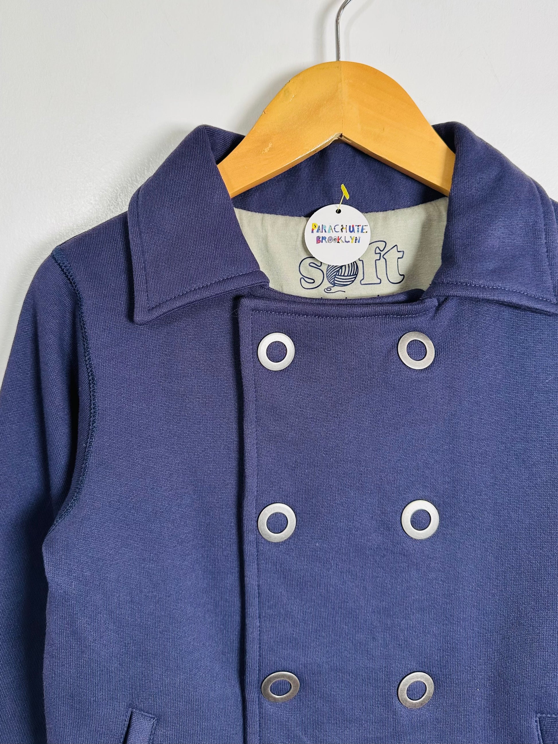 Soft Double Breasted Jacket / 5Y