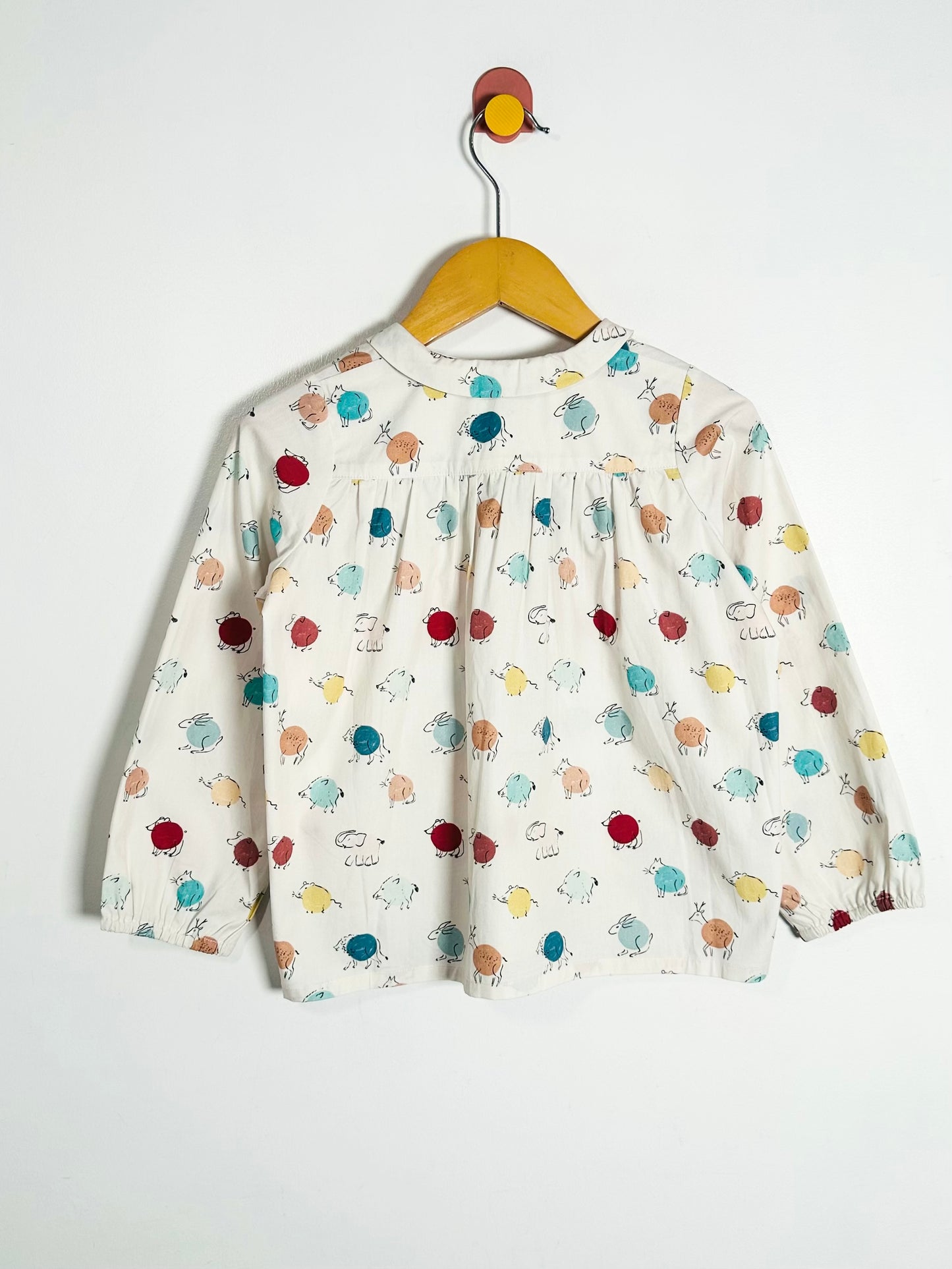 Maison Me Animal Dot Blouse / 6Y