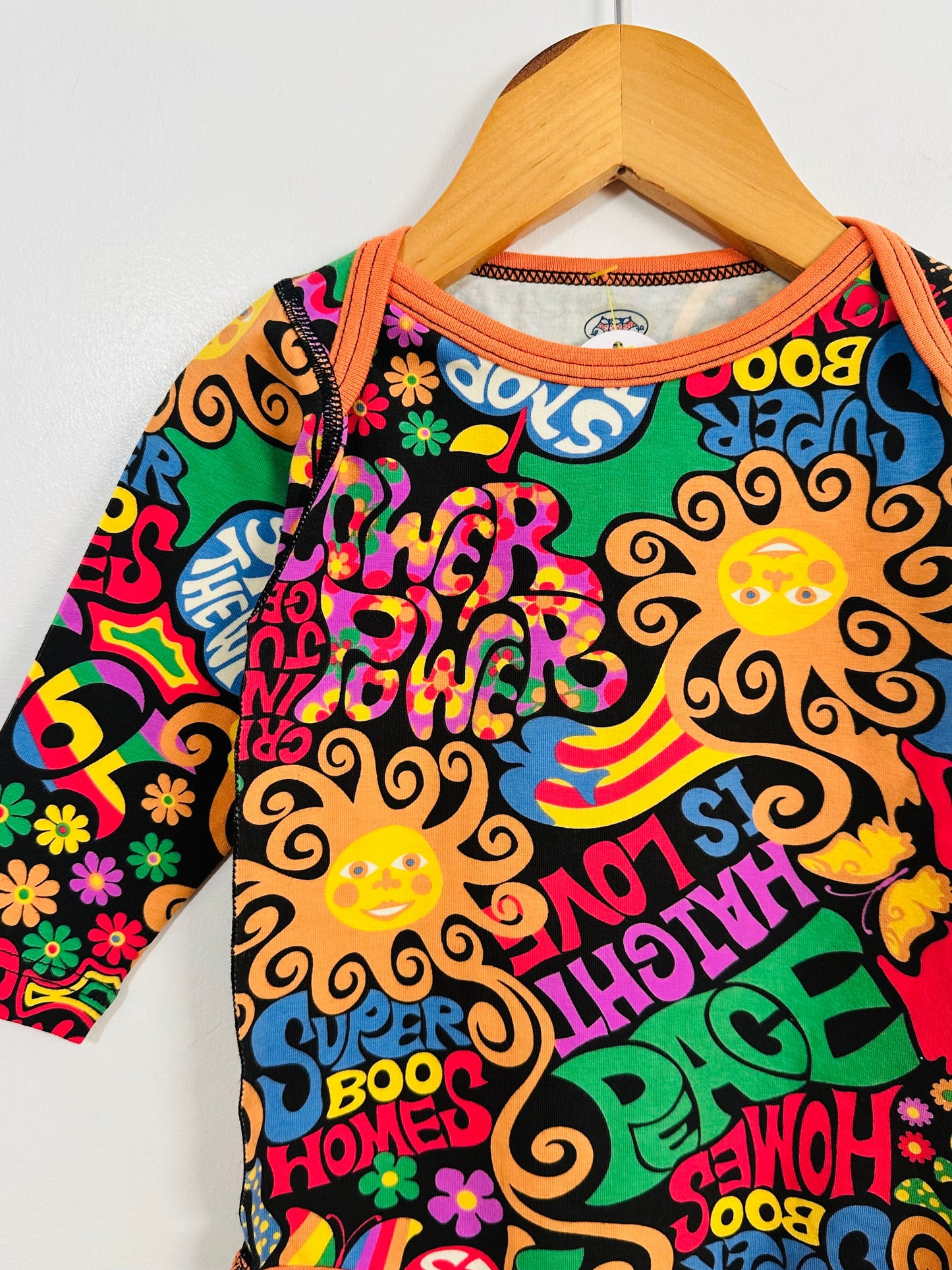Super Boo Homes Peace Bodysuit