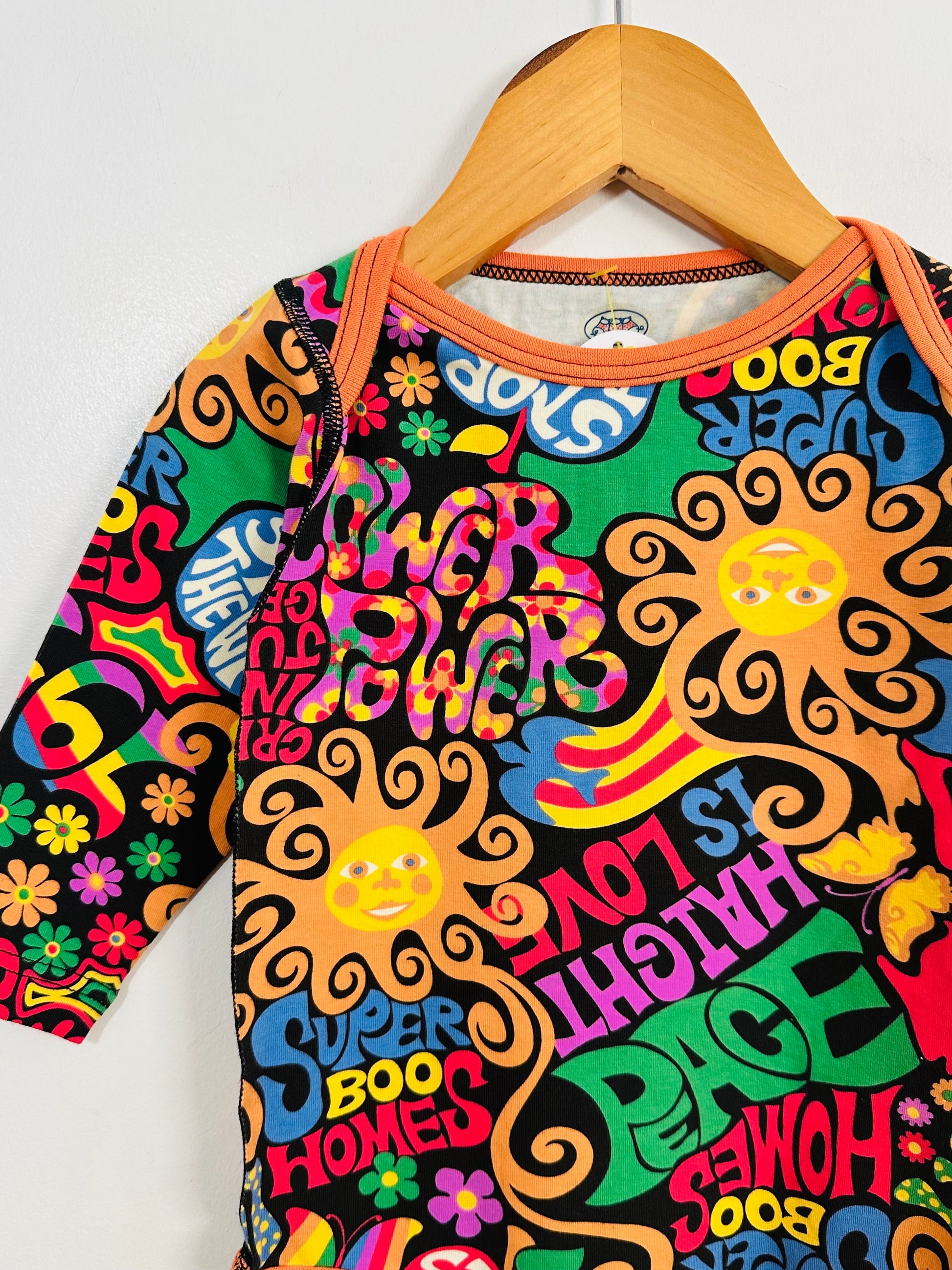 Super Boo Homes Peace Bodysuit