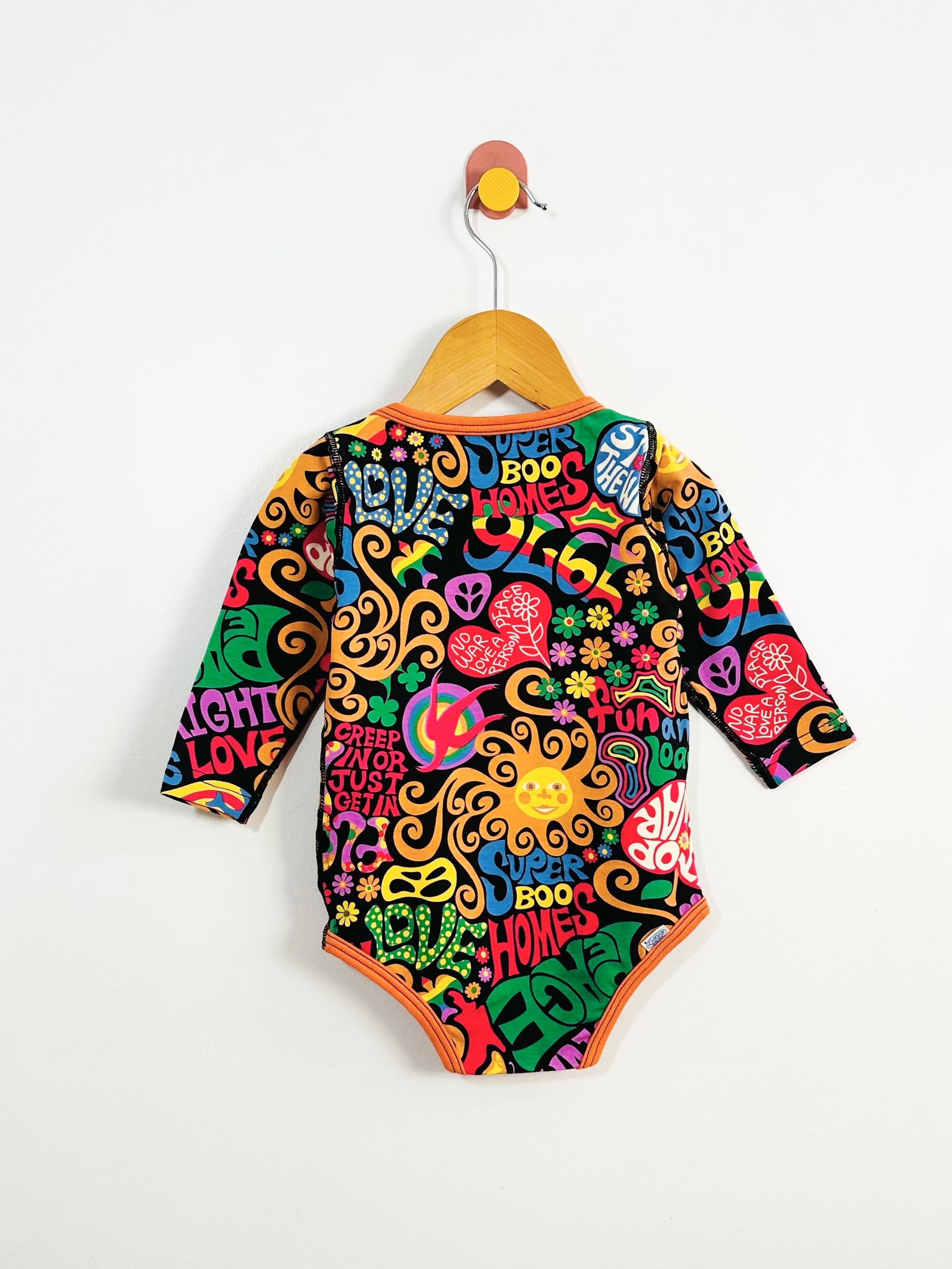 Super Boo Homes Peace Bodysuit