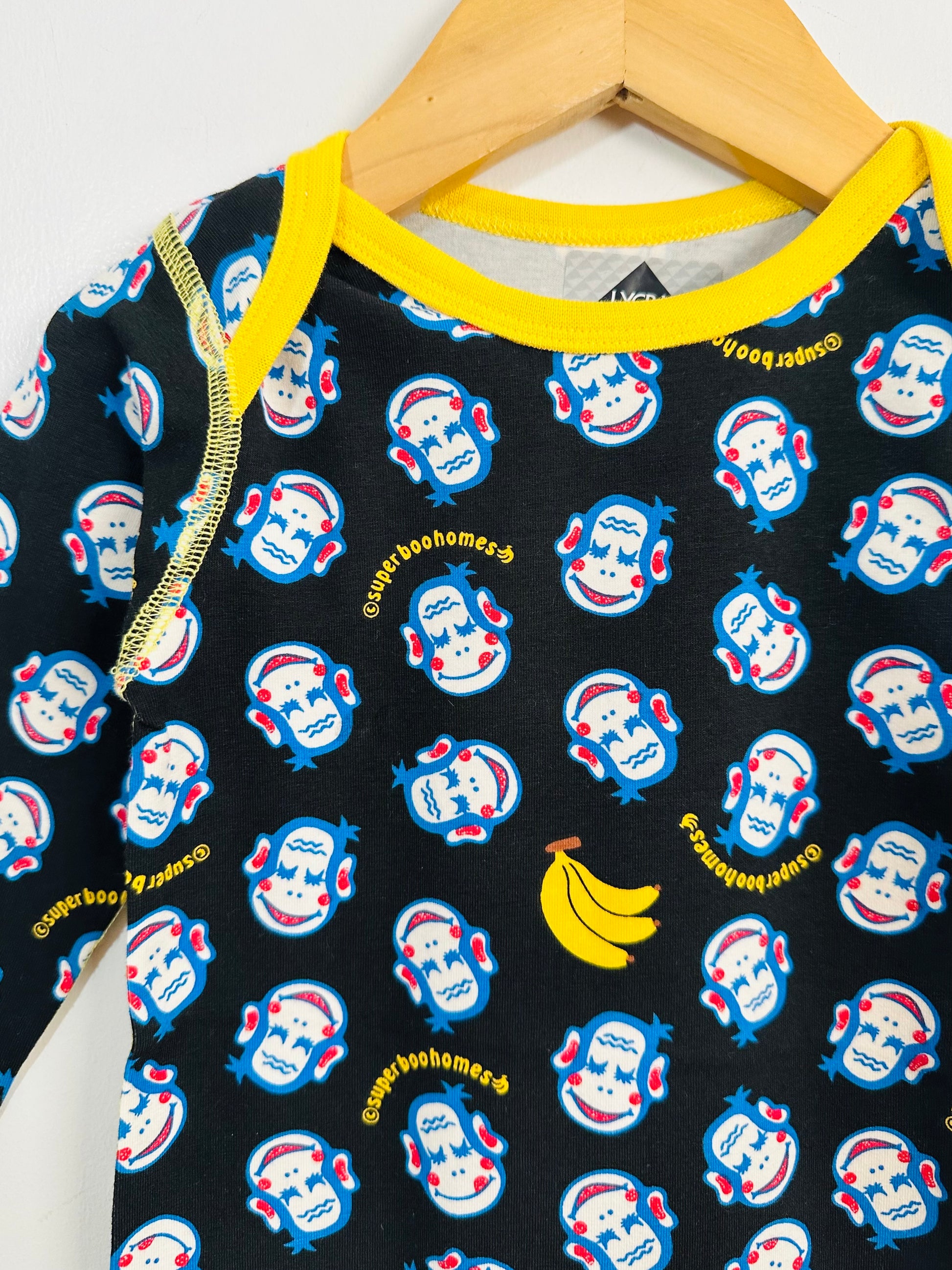 Super Boo Homes Monkey Bodysuit