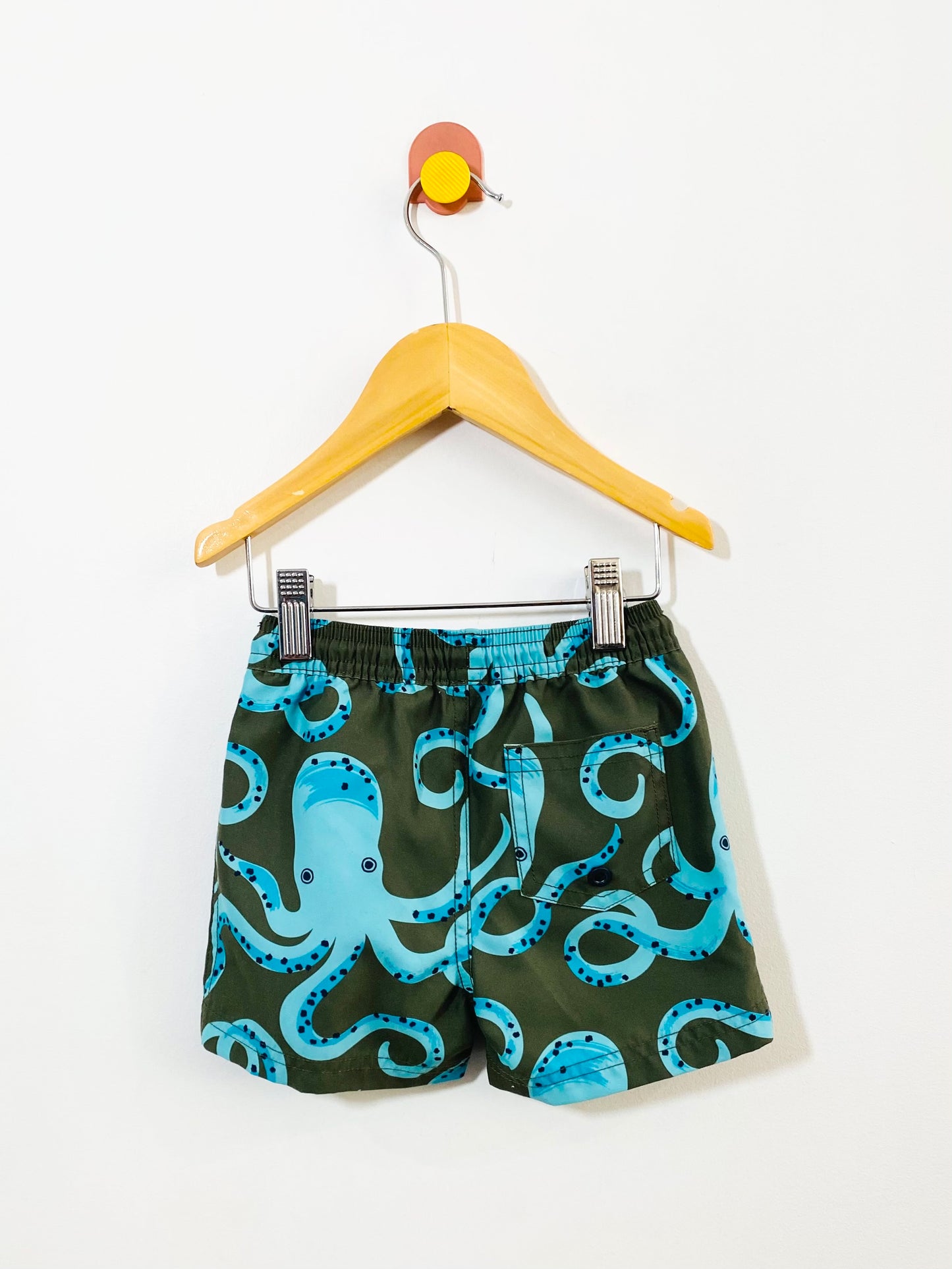 Tea Octopus Swim Shorts / 9-12M
