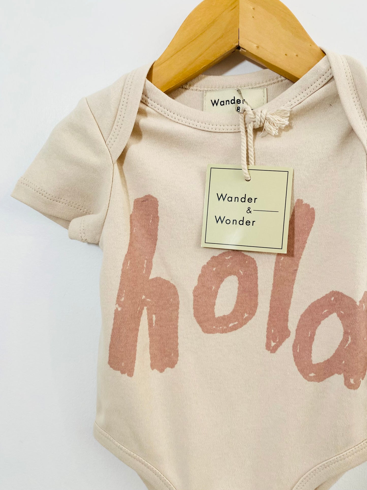Wander & Wonder “Hola” Onesie / 3-6M