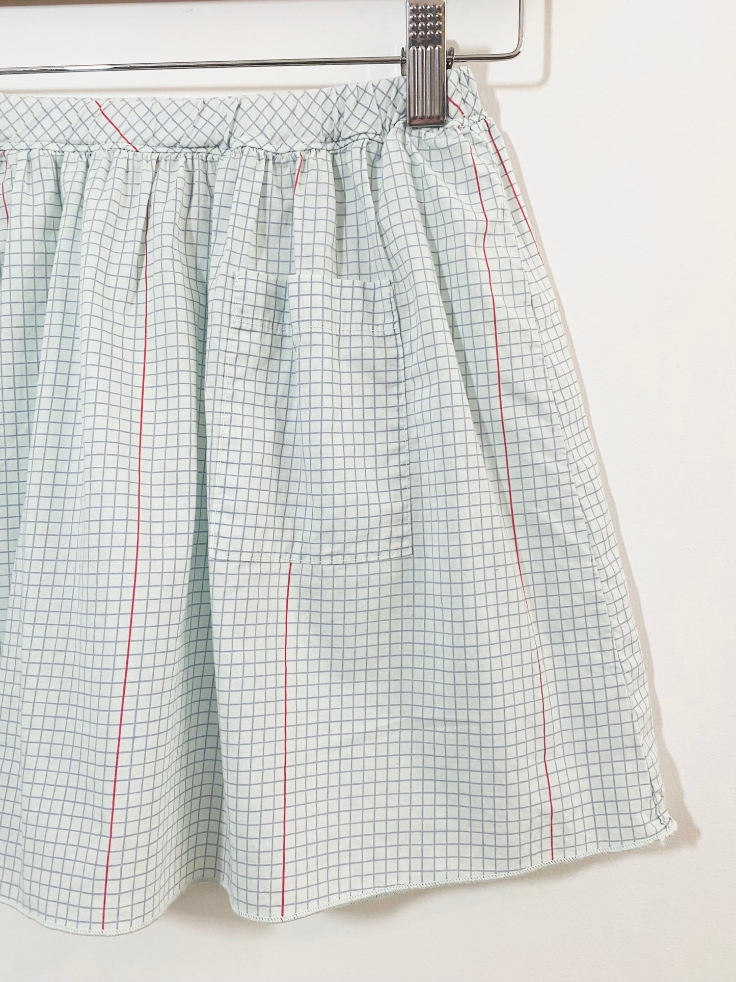 Long Live the Queen Grid Skirt / 6Y