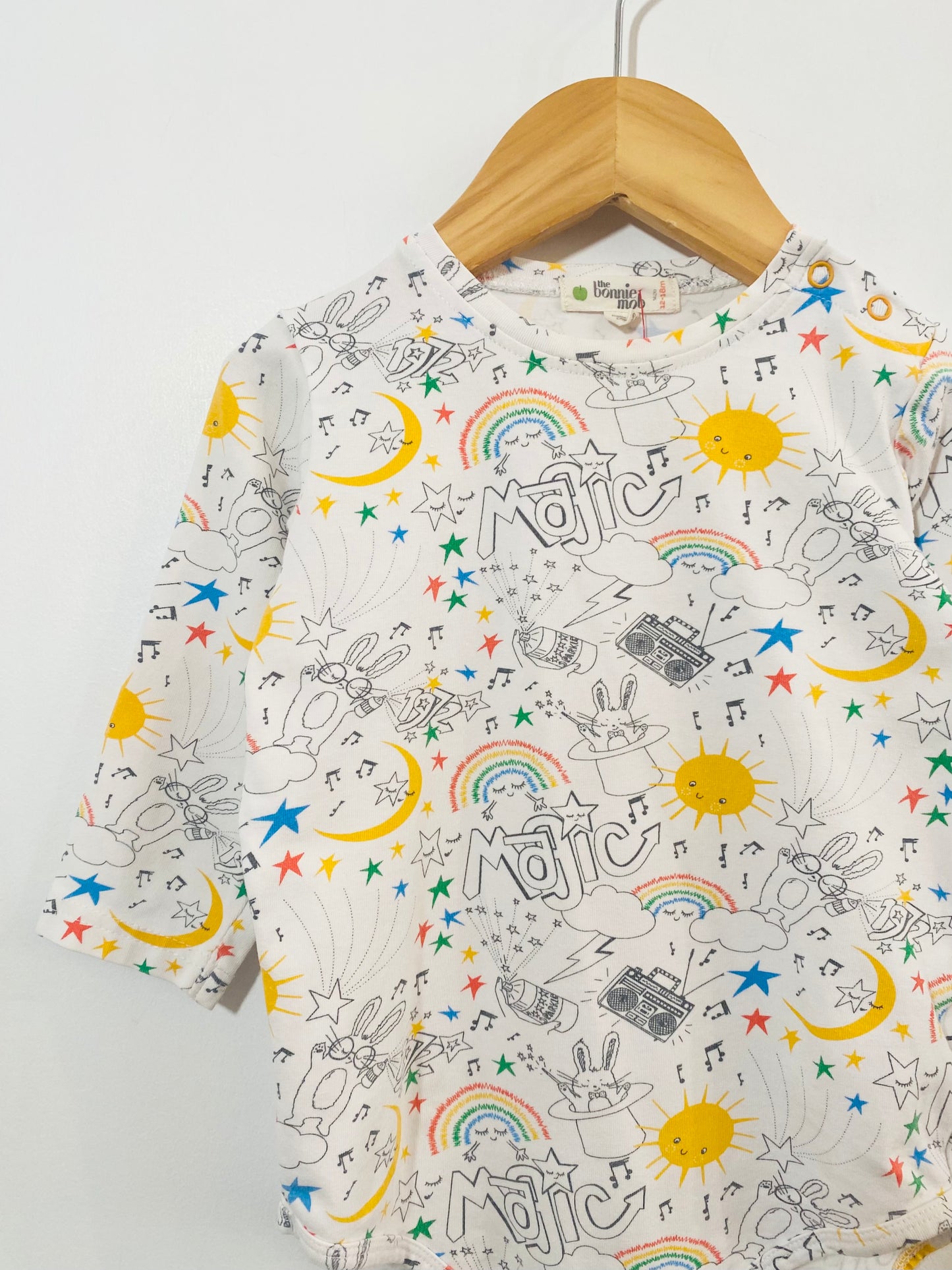 The Bonnie Mob Magic Print Bodysuit / 12-18M