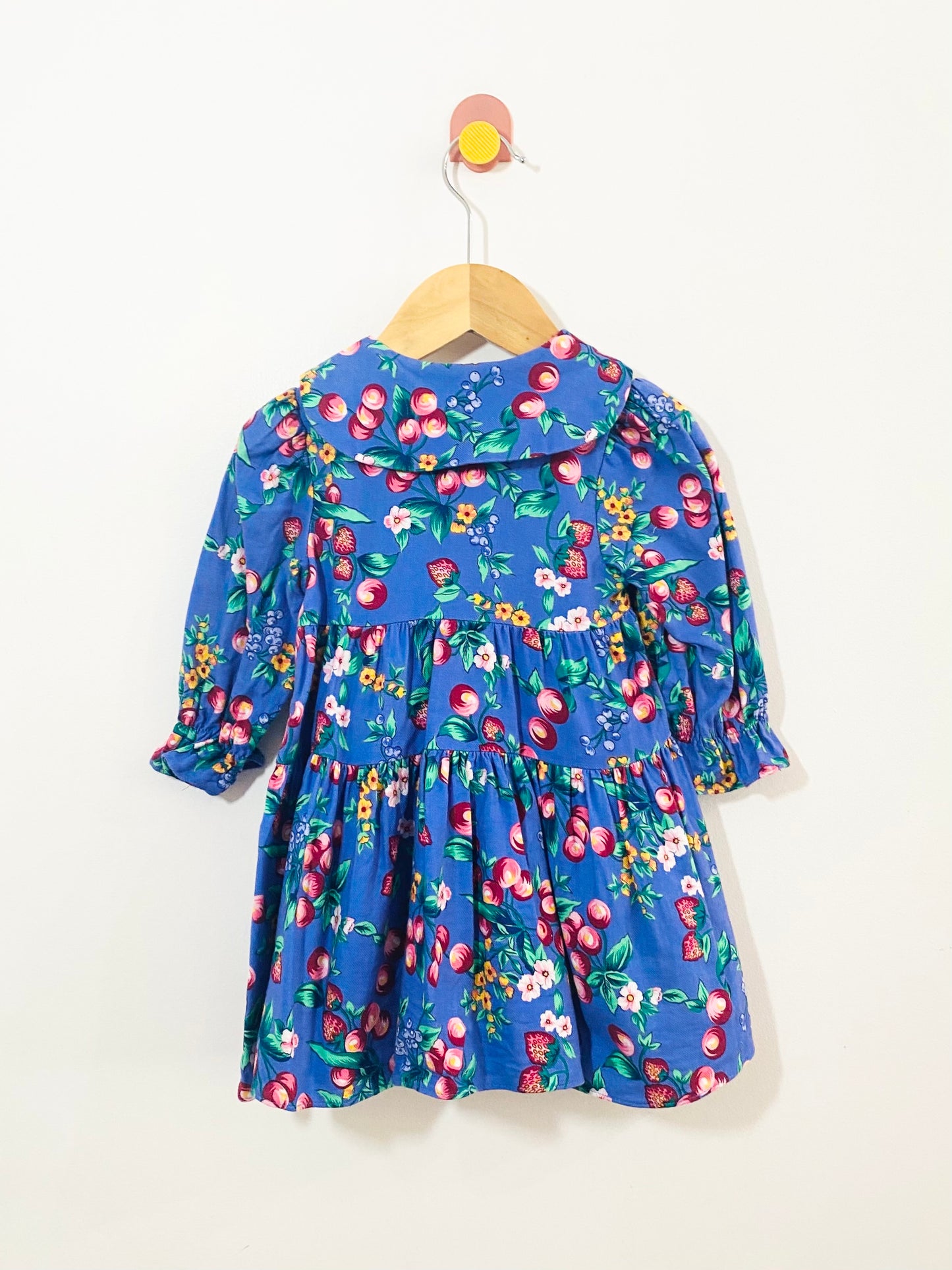 Vintage Berry Print Dress / 18M