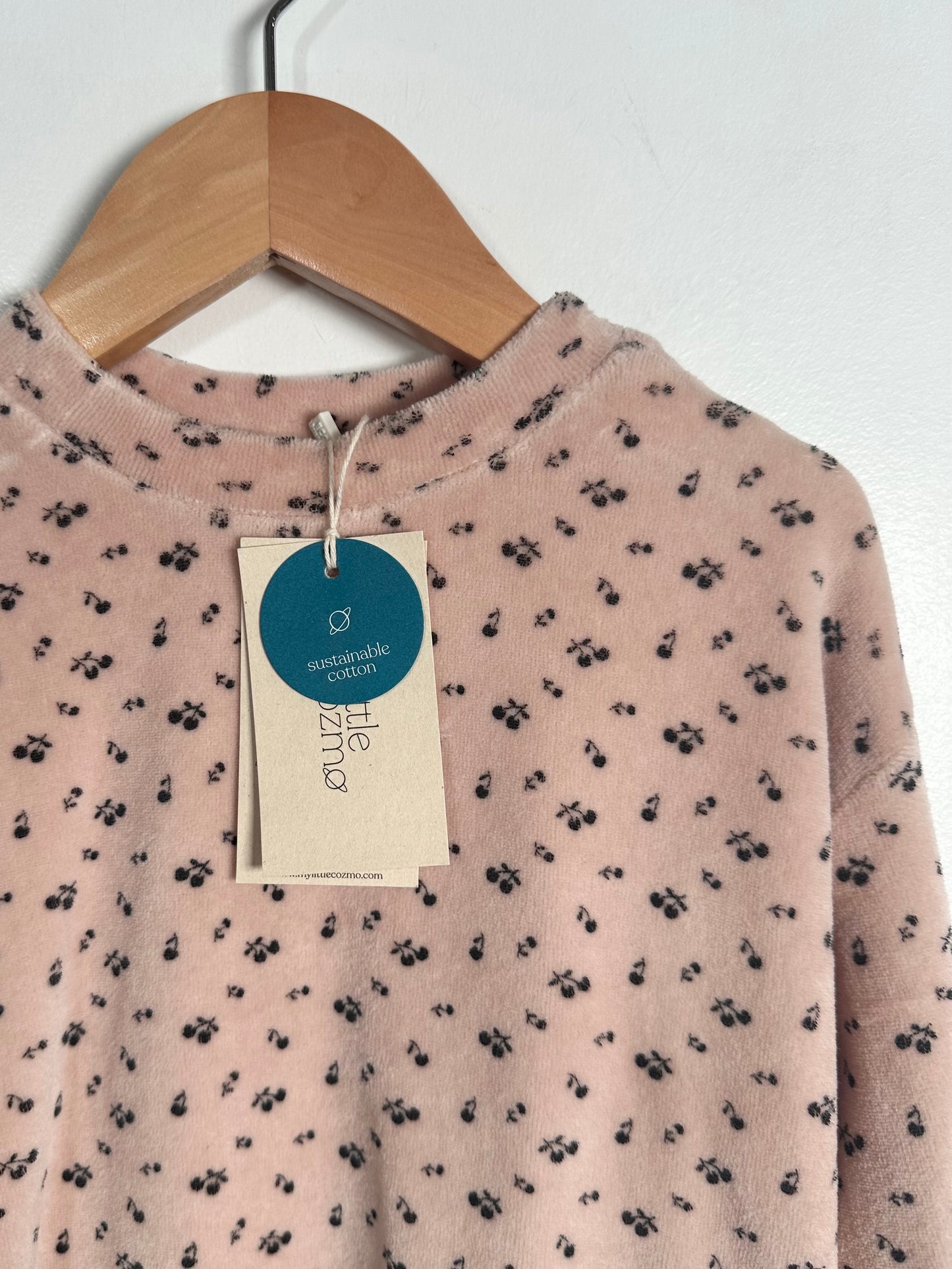 My Little Cozmo Velour Cherry Top / 18M