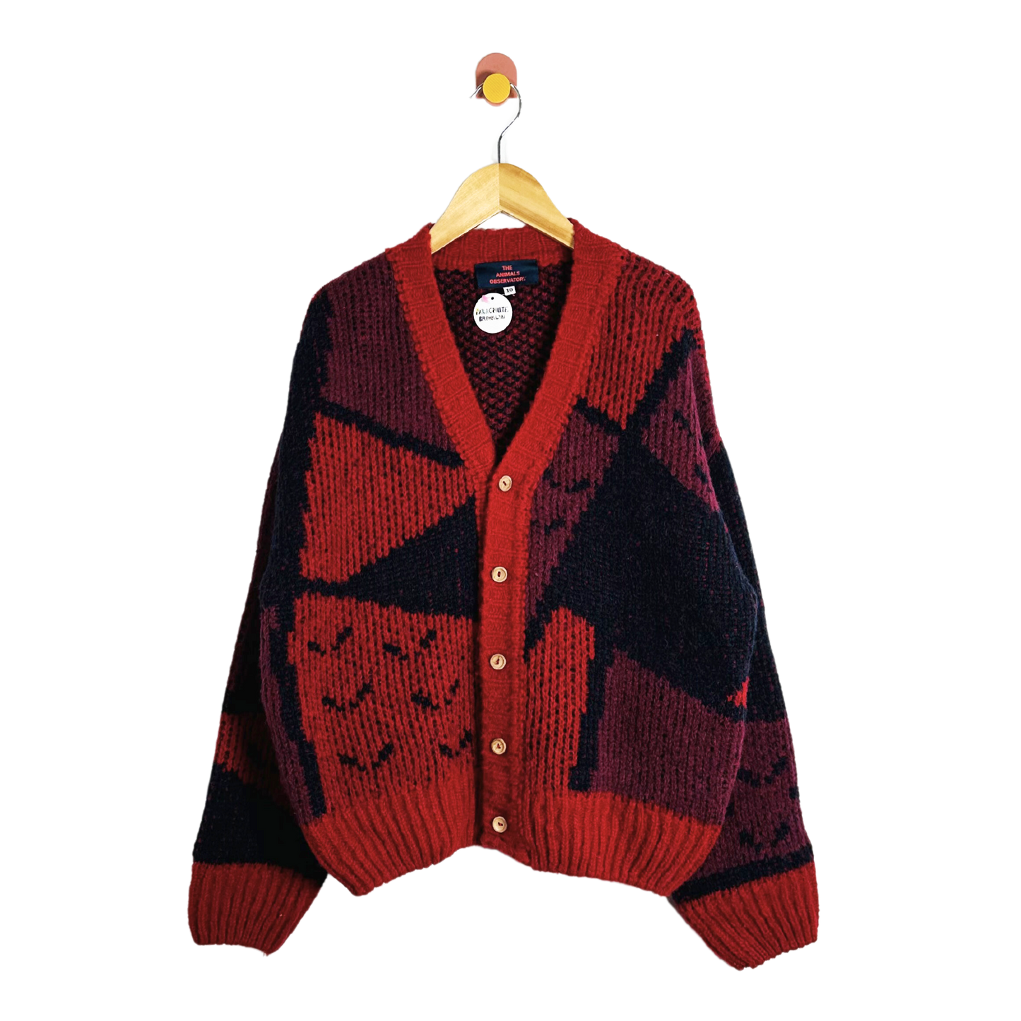 The Animals Observatory Ribbed Arty Cardigan / 10Y