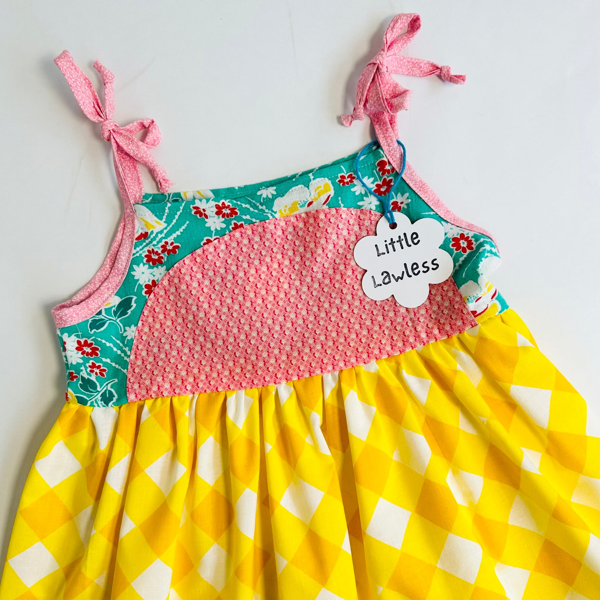 Little Lawless Upcycled Sundress / 6Y