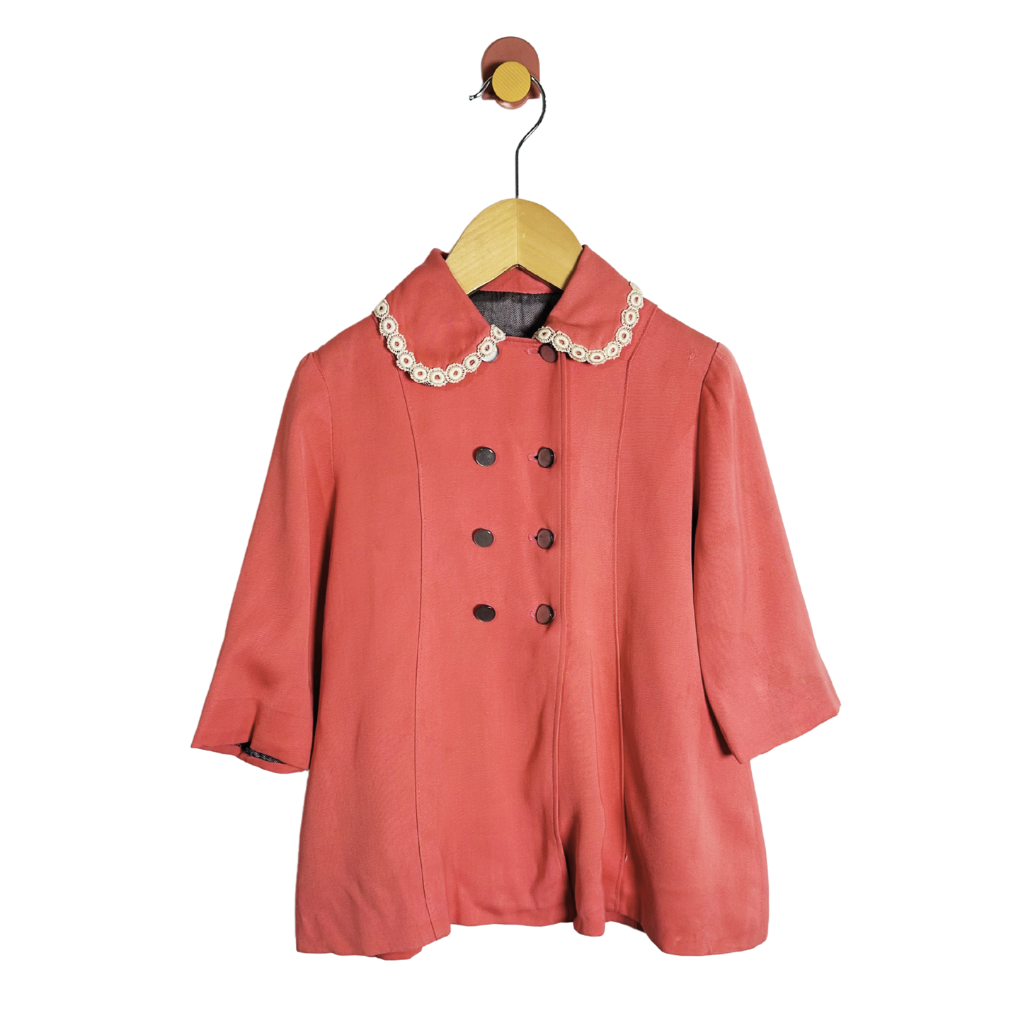 Vintage Collared Overcoat / 18-24M