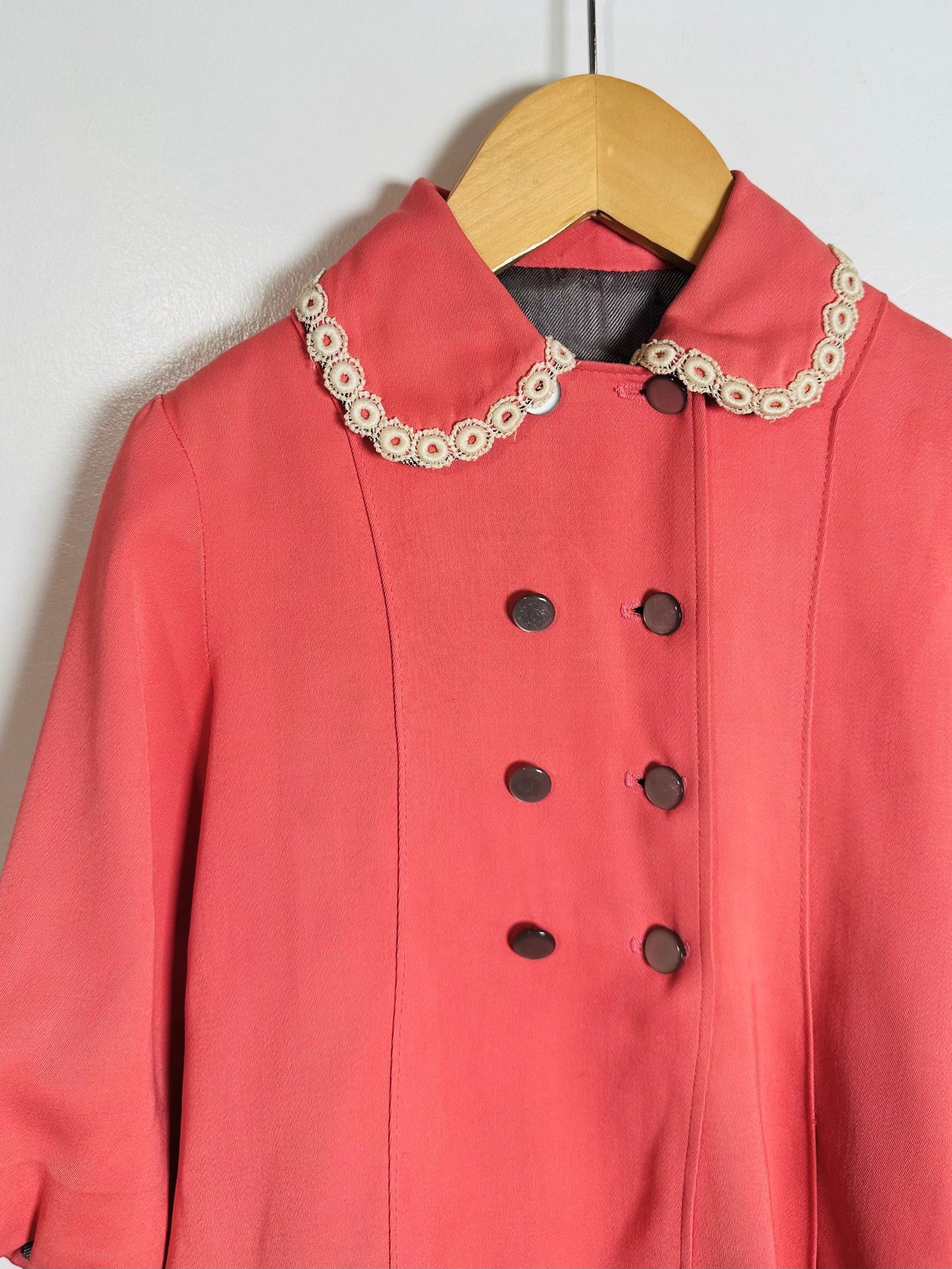 Vintage Collared Overcoat / 18-24M