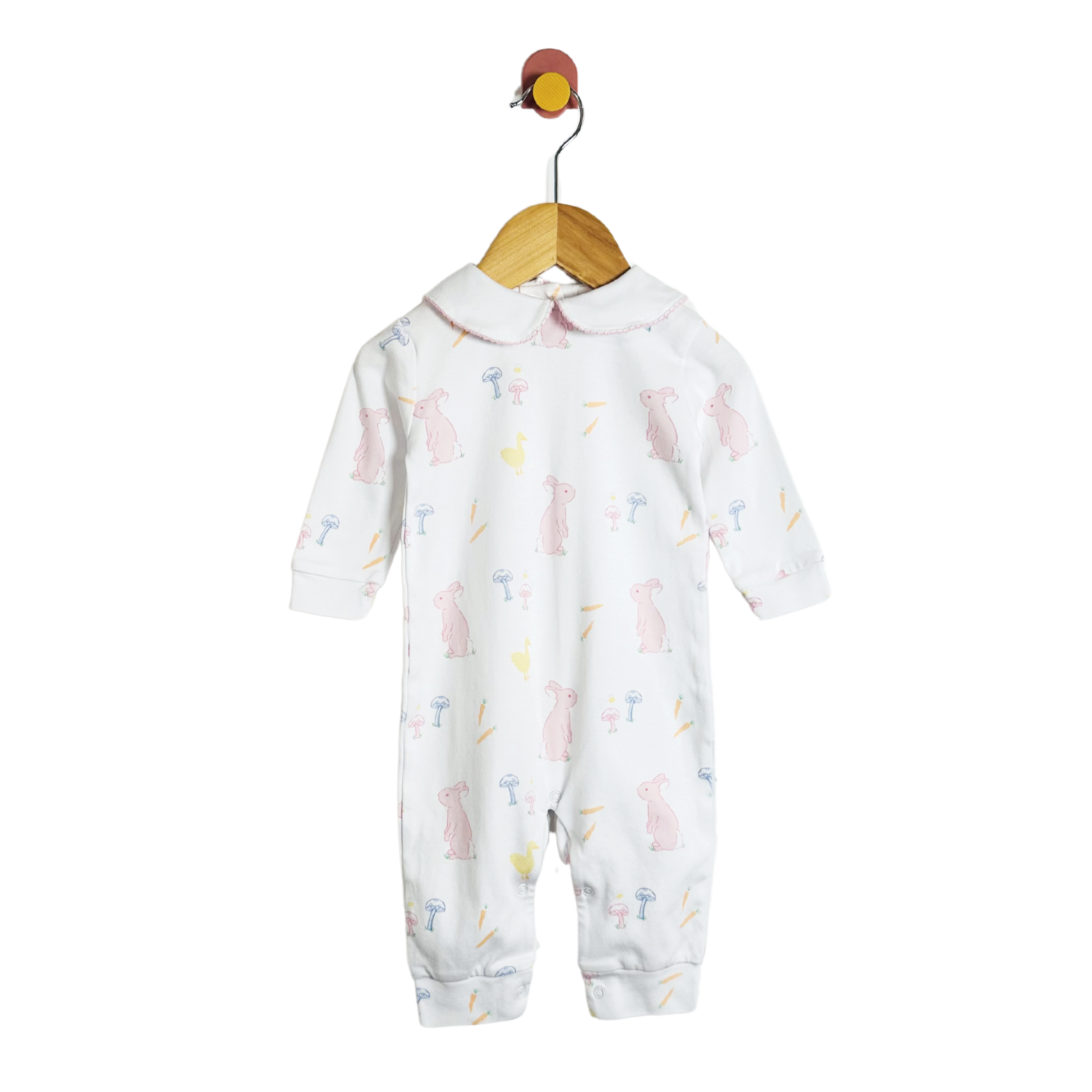 Little English Spring Bunny Onesie / 6M