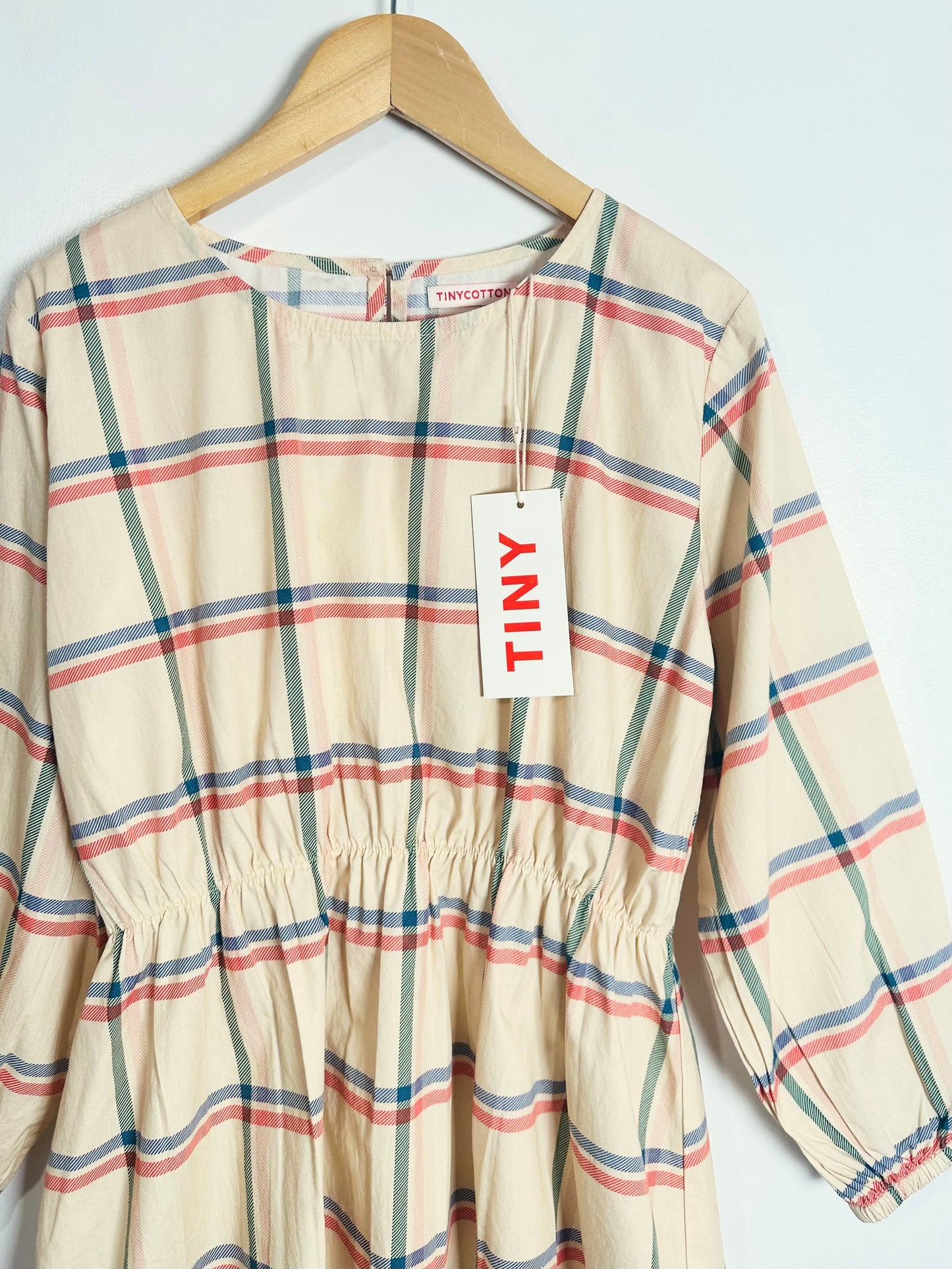 Tiny Cottons Check Dress / 8Y
