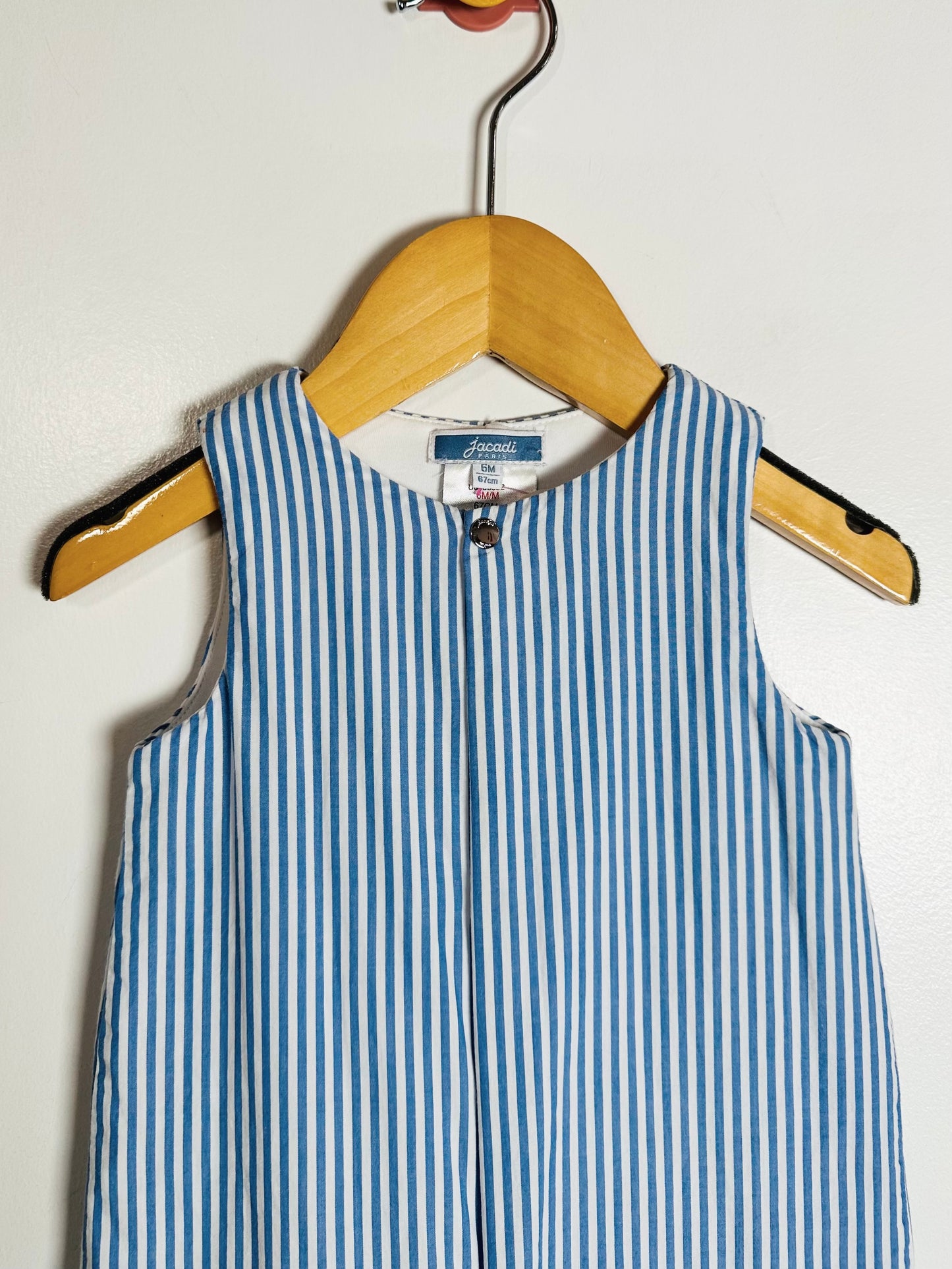 Jacadi Striped Jumpsuit / 6M