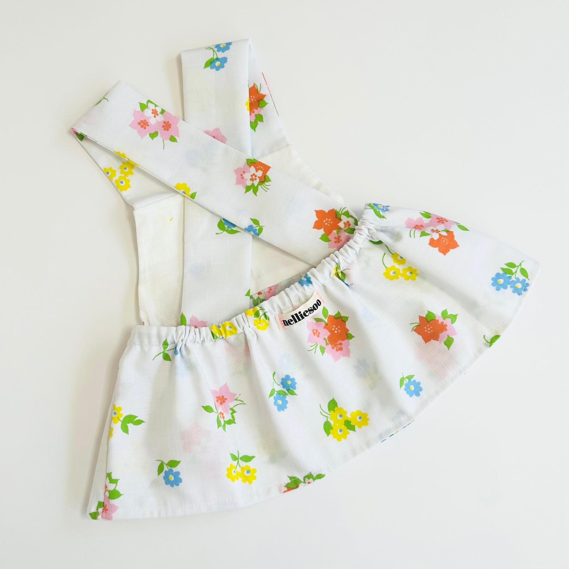 NellieSoo Upcycled Pinafore Set / 6-18M