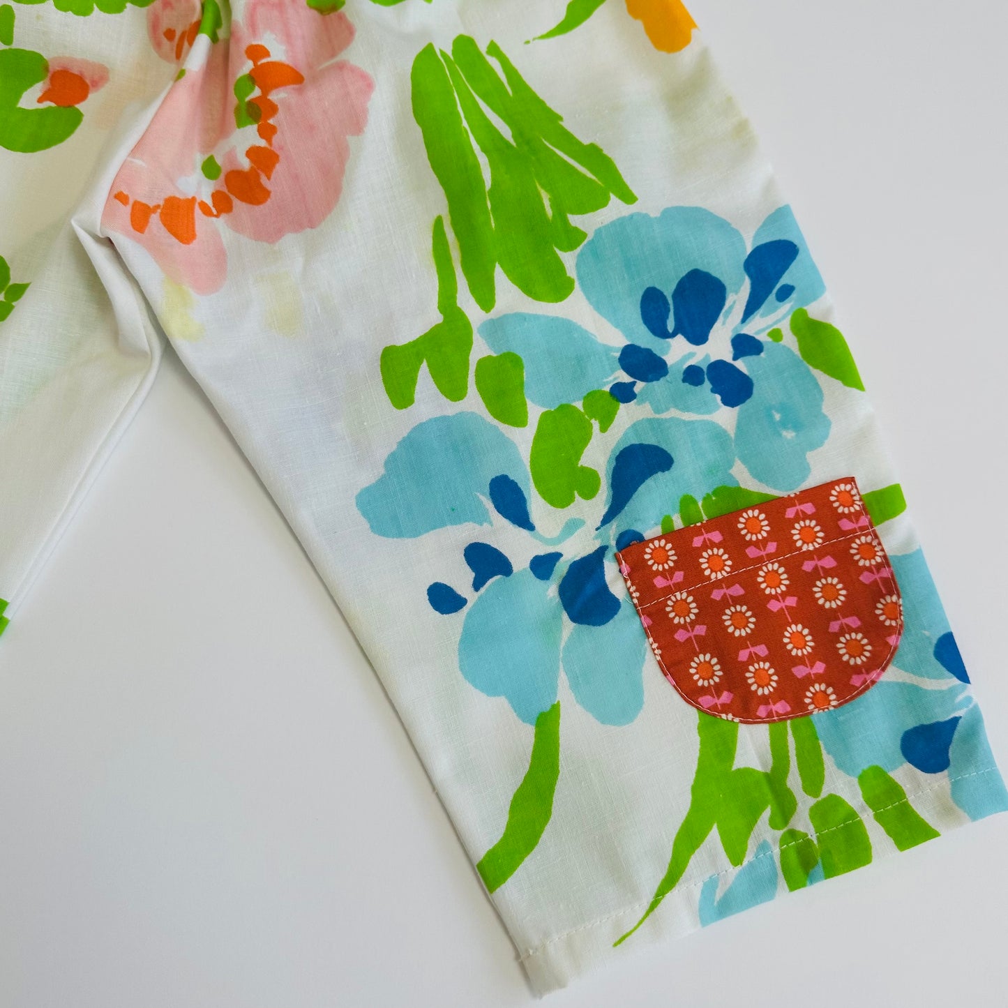 NellieSoo Upcycled Pinafore Set / 2-4Y