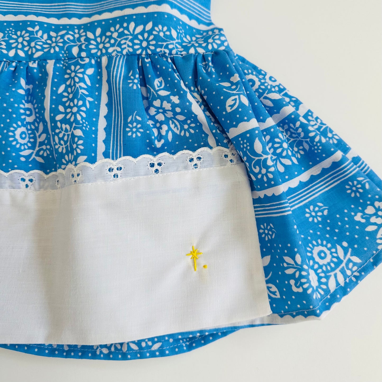 NellieSoo Upcycled Pinafore Set / 5-7Y