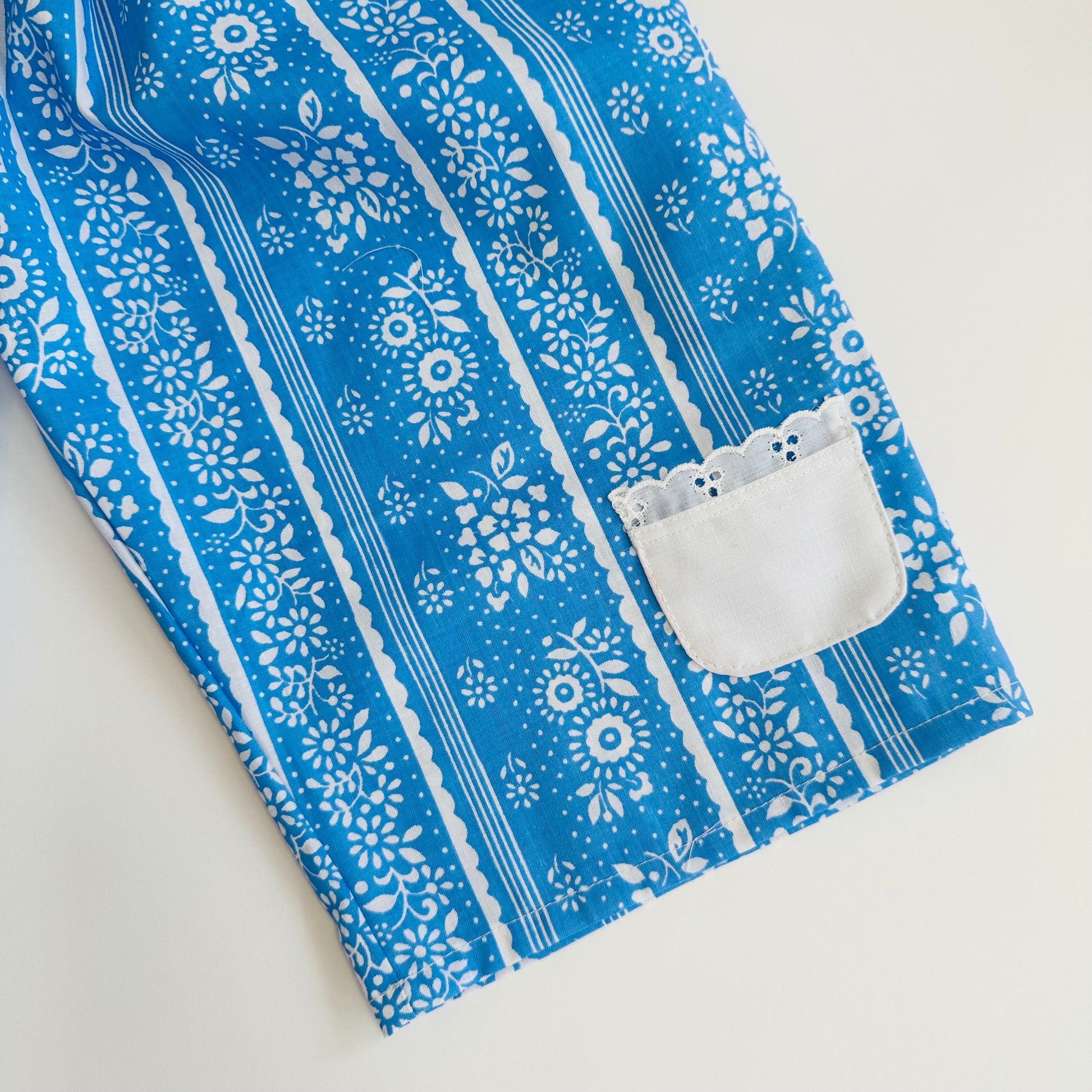 NellieSoo Upcycled Pinafore Set / 5-7Y